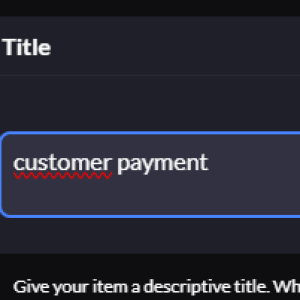 customer payment customer payment