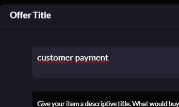 customer payment customer payment