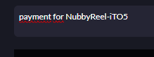 payment for NubbyReel-iTO5 payment for NubbyReel-iTO5