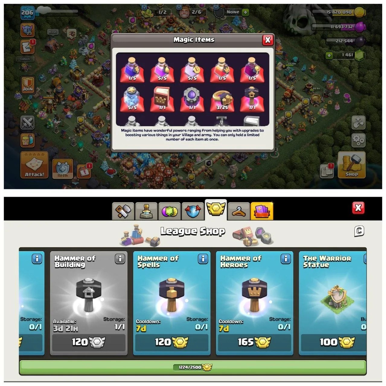 TH16 PURE MAX ID13 EPIC EQUIPMENTXP-206HERO 95-95-62-70-45-81000 GEMS NAME CHANGE MAGIC ITEMS 1224 CWL MEDALSOP LABINSTANT DELIVERY - Image 4