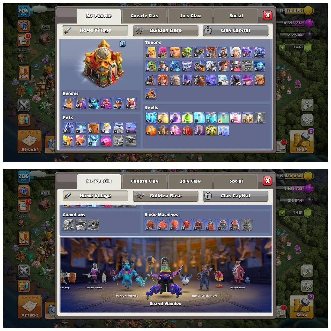 TH16 PURE MAX ID13 EPIC EQUIPMENTXP-206HERO 95-95-62-70-45-81000 GEMS NAME CHANGE MAGIC ITEMS 1224 CWL MEDALSOP LABINSTANT DELIVERY - Image 2