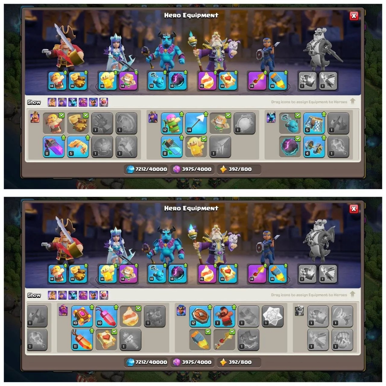 TH14 SEMI MAX ID3 EPIC EQUIPMENTXP-189HERO 76-85-51-55-30 500 GEMS NAME CHANGE 812 CWL MEDALSOP LABINSTANT DELIVERY - Image 3
