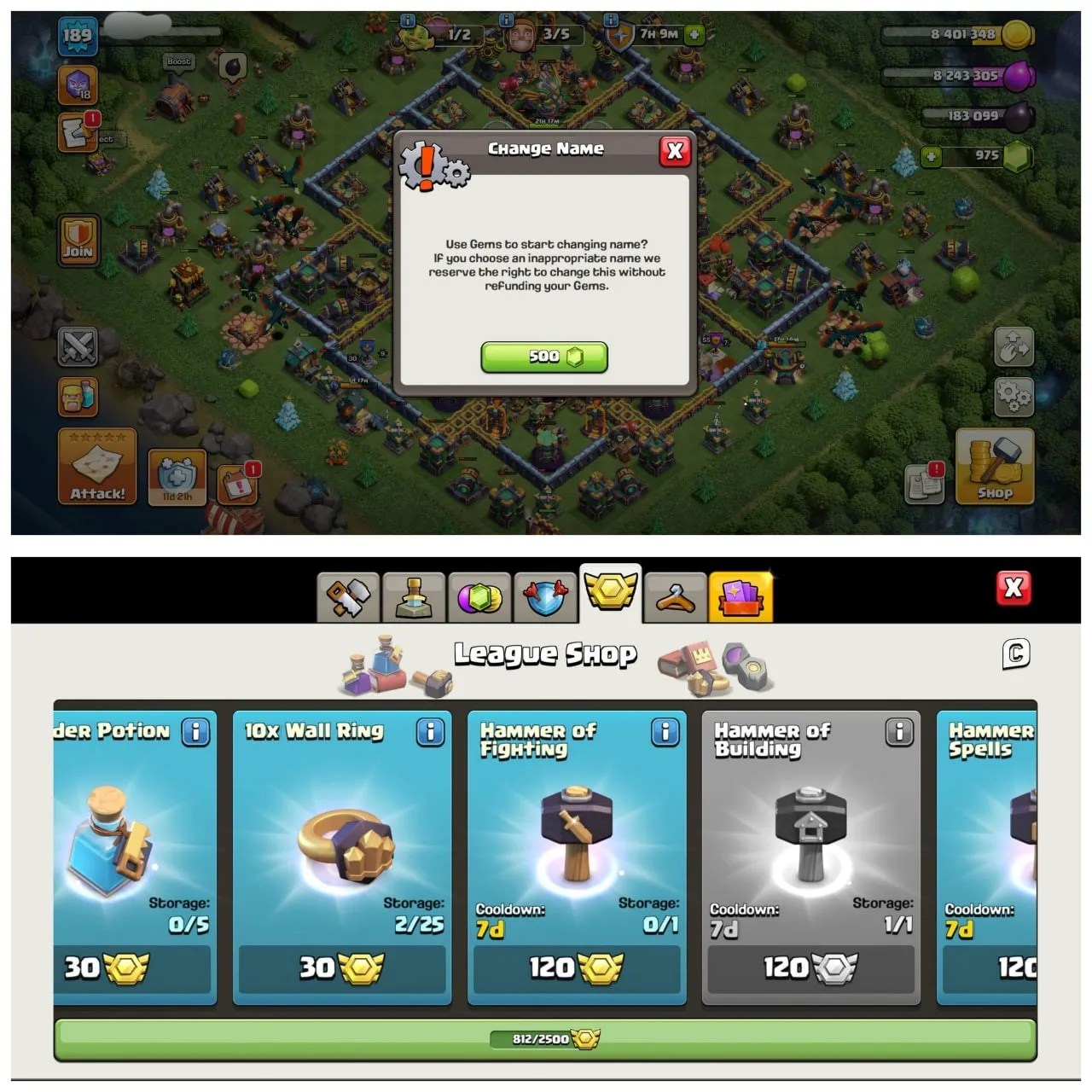TH14 SEMI MAX ID3 EPIC EQUIPMENTXP-189HERO 76-85-51-55-30 500 GEMS NAME CHANGE 812 CWL MEDALSOP LABINSTANT DELIVERY - Image 4