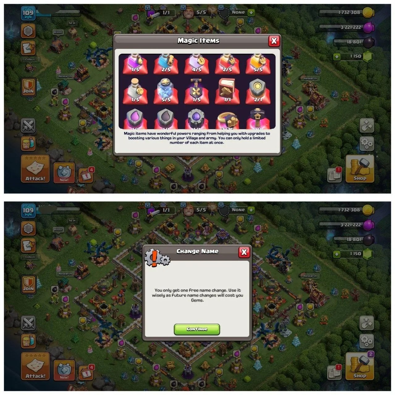 TH16 RUSH BASE ID9 EPIC EQUIPMENTXP-109HERO 27-62-8-29-15-1FREE NAME CHANGE MAGIC ITEMSOP LABINSTANT DELIVERY - Image 4