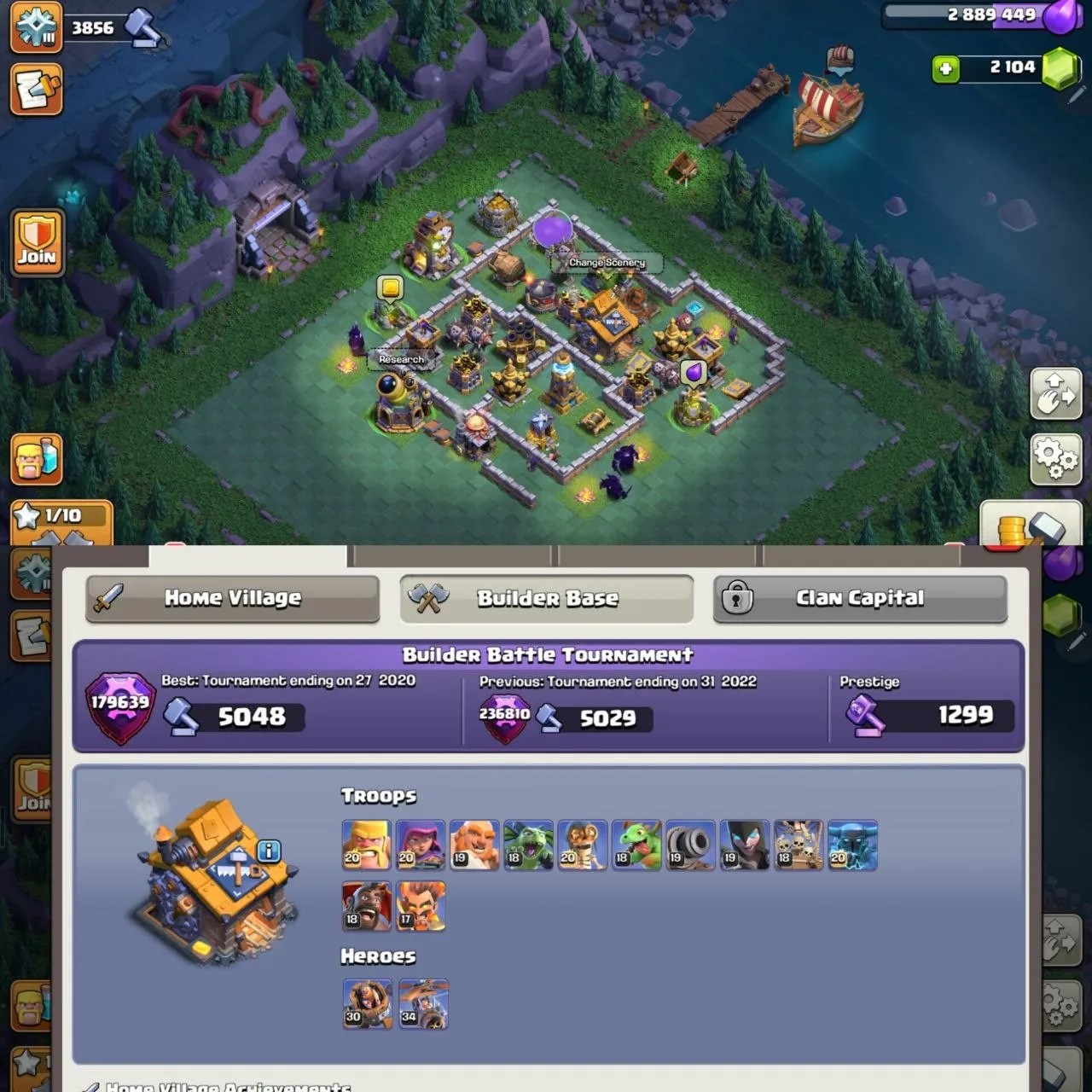 TH15 heroes: 70-85-64-60-25-1 2104GEMS - Image 3