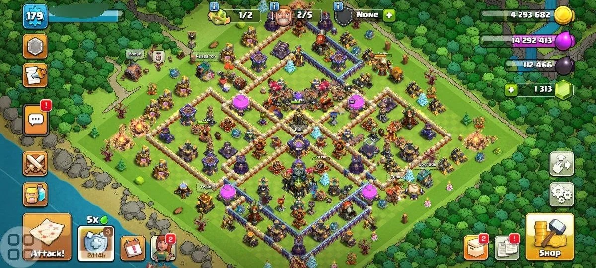 TH17 heroes: 82-90-54-59-38-1 1313 Gem 243 level TH17 heroes: 82-90-54-59-38-1 1313 Gem 243 level
