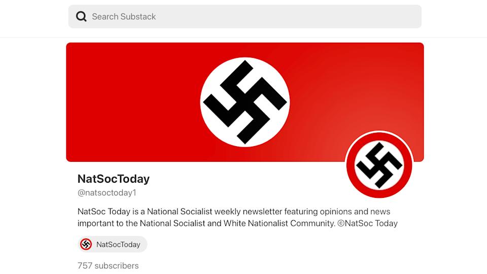 Substack accidentally sent push alerts promoting a Nazi publication Substack accidentally sent push alerts promoting a Nazi publication