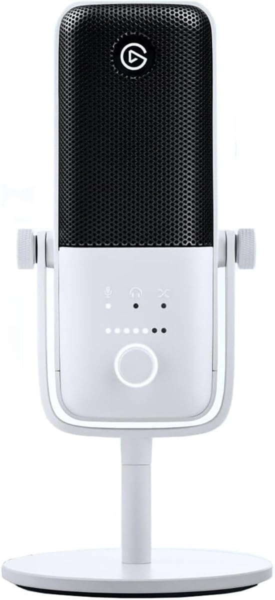 Elgato Wave:3 White – Premium Studio Quality USB Condenser Microphone for Streaming, Podcast, Gaming and Home Office, Free Mixer Software, Anti-Distortion, Plug ’n Play, for Mac, PC Elgato Wave:3 White – Premium Studio Quality USB Condenser Microphone for Streaming, Podcast, Gaming and Home Office, Free Mixer Software, Anti-Distortion, Plug ’n Play, for Mac, PC
