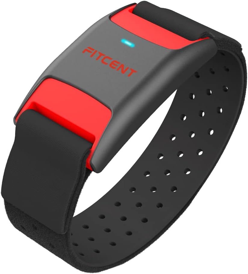 FITCENT Heart Rate Monitor Armband, Bluetooth ANT+ Optical Heart Rate Sensor Arm Band, Rechargeable Fitness Tracker for Peloton Strava Zwift Polar Beat DDP Yoga Wahoo Fitness Garmin Watch FITCENT Heart Rate Monitor Armband, Bluetooth ANT+ Optical Heart Rate Sensor Arm Band, Rechargeable Fitness Tracker for Peloton Strava Zwift Polar Beat DDP Yoga Wahoo Fitness Garmin Watch