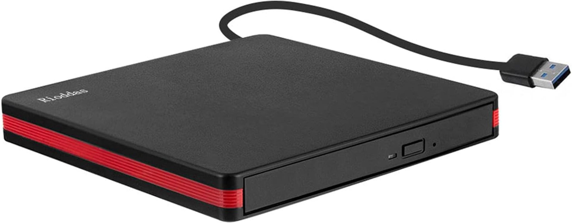Rioddas External CD Drive, USB 3.0 Portable CD/DVD +/-RW Drive Slim DVD/CD ROM Rewriter Burner for Laptop Desktop PC Windows and Linux OS Apple Mac Macbook Pro Rioddas External CD Drive, USB 3.0 Portable CD/DVD +/-RW Drive Slim DVD/CD ROM Rewriter Burner for Laptop Desktop PC Windows and Linux OS Apple Mac Macbook Pro