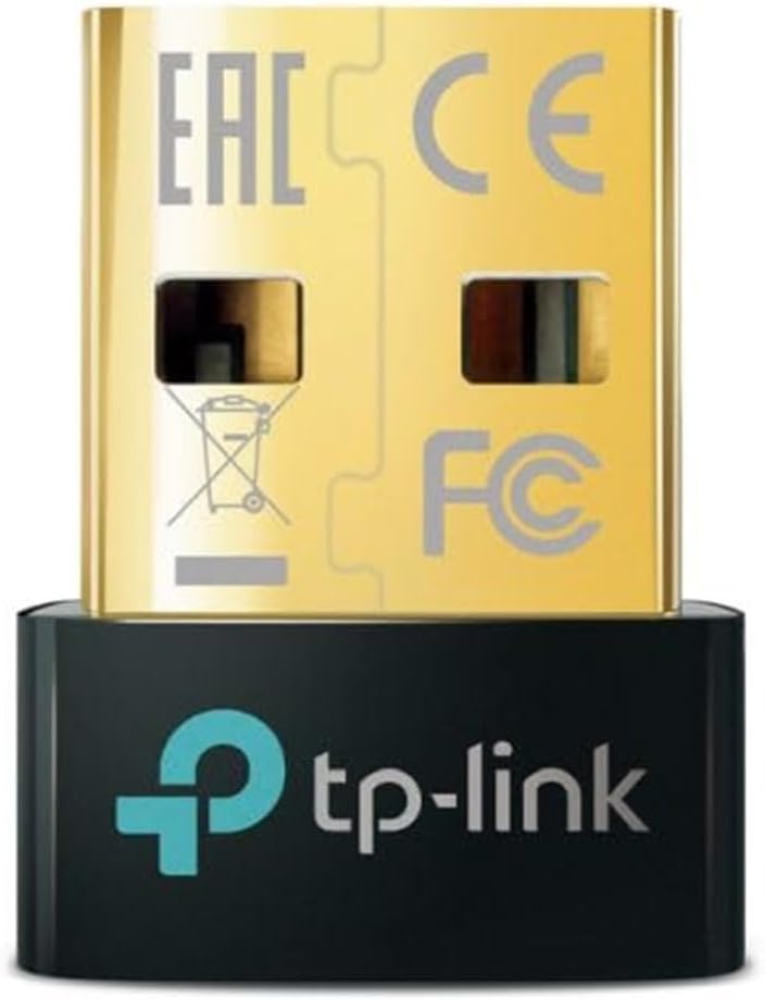 TP-Link UB5A Nano Bluetooth 5.3 USB Adapter for Multiple Devices, Long Range Bluetooth Adapter Compatible with Win 11/10/8.1/7, Dongle/Receiver, Plug & Play TP-Link UB5A Nano Bluetooth 5.3 USB Adapter for Multiple Devices, Long Range Bluetooth Adapter Compatible with Win 11/10/8.1/7, Dongle/Receiver, Plug & Play