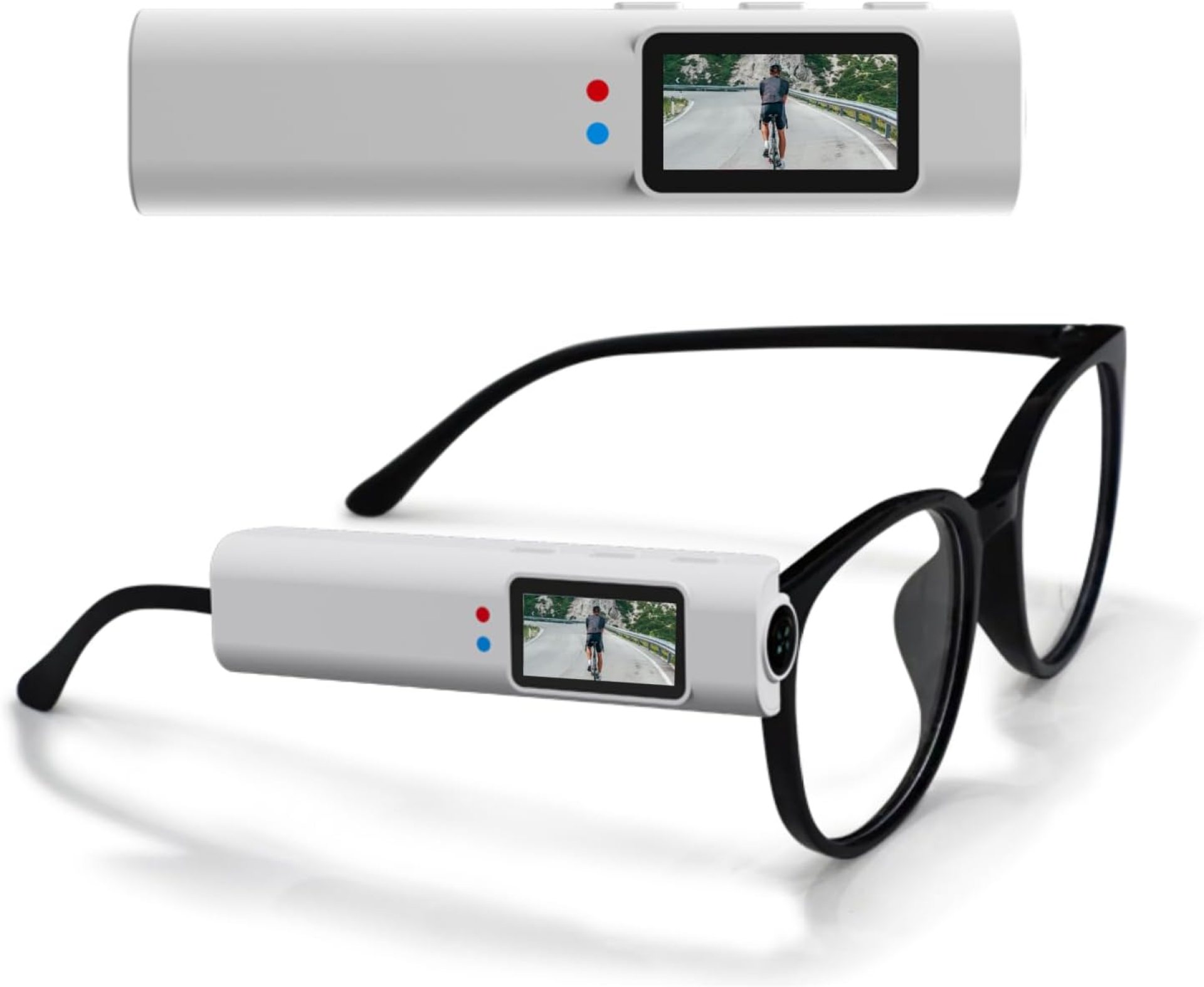 Mini Body Camera 2.7K HD Head Mounted FPV Video Cameras, 0.96in Screen HandsFree Wearable Vlog Cam, 110° Wide Angle WIFI APP Control Action Cameras for Walking Travel Cycling Mini Body Camera 2.7K HD Head Mounted FPV Video Cameras, 0.96in Screen HandsFree Wearable Vlog Cam, 110° Wide Angle WIFI APP Control Action Cameras for Walking Travel Cycling
