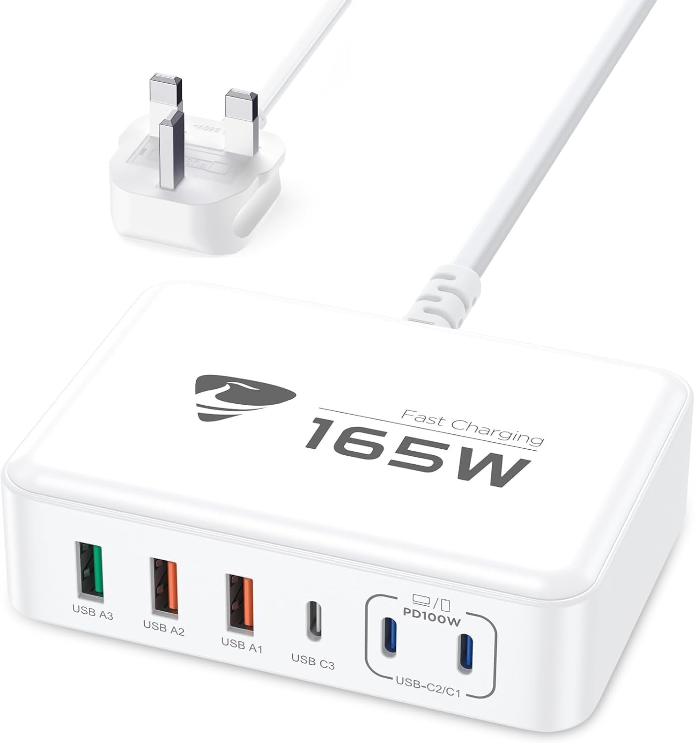 USB C Charger,Type C Plug 165W 6-Port Charging Station Hub GaN Chargers PD Fast Charger Plug USB C Laptop Charger Multi Plug for iPhone 16 15 Pro Max Plus,Samsung,MacBook Pro/Air,iPad USB C Charger,Type C Plug 165W 6-Port Charging Station Hub GaN Chargers PD Fast Charger Plug USB C Laptop Charger Multi Plug for iPhone 16 15 Pro Max Plus,Samsung,MacBook Pro/Air,iPad
