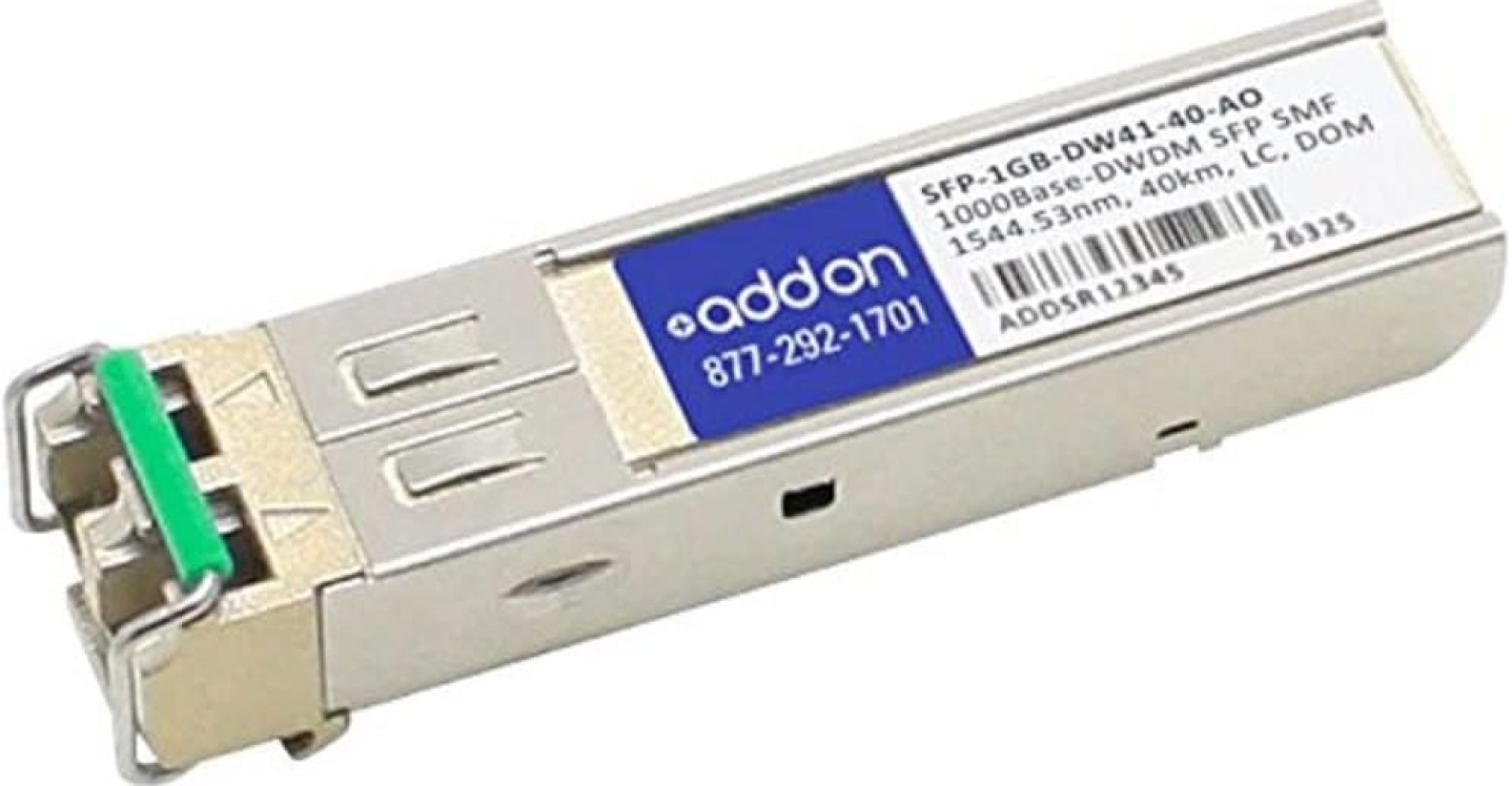 Add-On Computer Peripherals (ACP) SFP-1GB-DW41-40-AO network transceiver module – network transceiver modules (SFP, 1000 Mbit/s, LC, 40000 m, Single-mode, 6.985 cm) Add-On Computer Peripherals (ACP) SFP-1GB-DW41-40-AO network transceiver module – network transceiver modules (SFP, 1000 Mbit/s, LC, 40000 m, Single-mode, 6.985 cm)