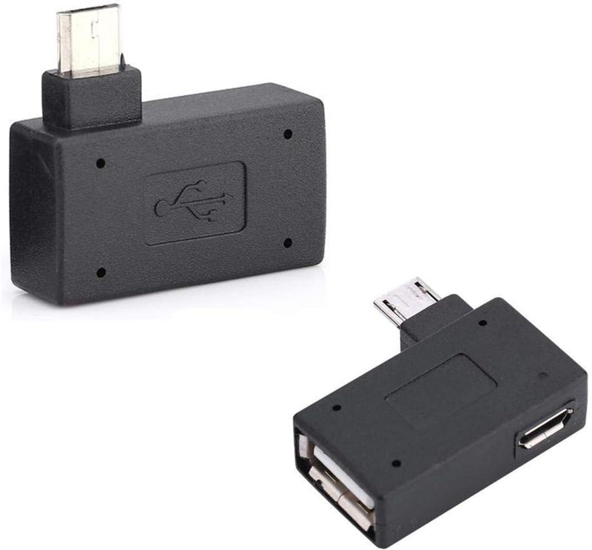 OTG Adapter, 90 Right Angle USB Port Adapter, Micro OTG Cable 2 Pack Compatible with Firestick 2nd Gen, 3rd Gen and 4K, Android Smartphones, Tablets, Rii, Logitech Keyboards, Nintendo, SNES, NES OTG Adapter, 90 Right Angle USB Port Adapter, Micro OTG Cable 2 Pack Compatible with Firestick 2nd Gen, 3rd Gen and 4K, Android Smartphones, Tablets, Rii, Logitech Keyboards, Nintendo, SNES, NES