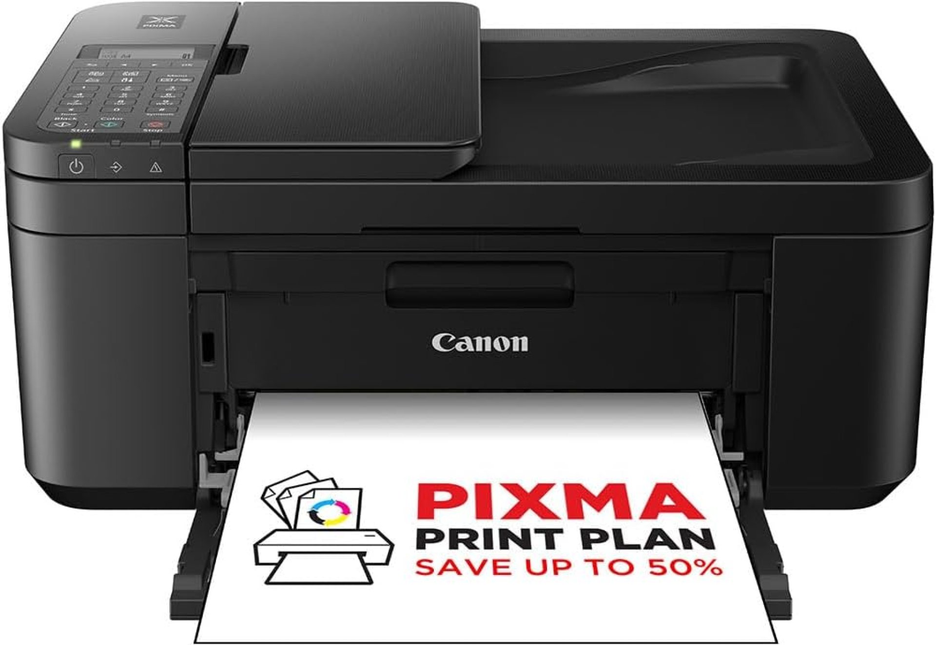 PIXMA TR4750i 3-In-1 Wireless Home Office Printer, Copier, Scanner – Auto-Duplex, 20-Sheet ADF, Photo Print – PIXMA Print Plan Compatible – Wireless Print/Scan via Cloud (Black) PIXMA TR4750i 3-In-1 Wireless Home Office Printer, Copier, Scanner – Auto-Duplex, 20-Sheet ADF, Photo Print – PIXMA Print Plan Compatible – Wireless Print/Scan via Cloud (Black)