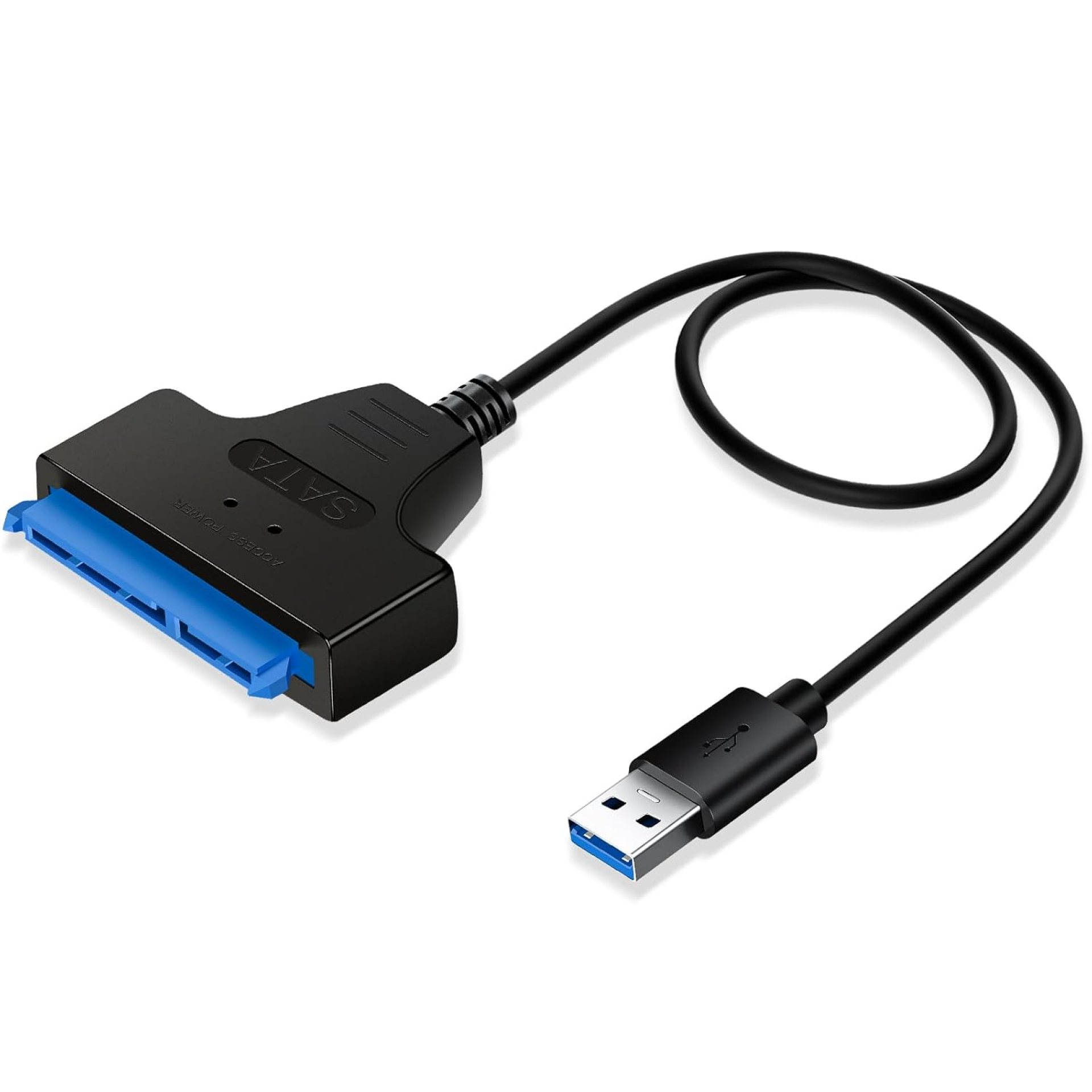 Ainiv USB 3.0 to SATA Adapter Cable for 2.5″ SSD & HDD Drives, Super Fast Data Transfer, SATA to USB 3.0 External Converter, 50cm Ainiv USB 3.0 to SATA Adapter Cable for 2.5″ SSD & HDD Drives, Super Fast Data Transfer, SATA to USB 3.0 External Converter, 50cm