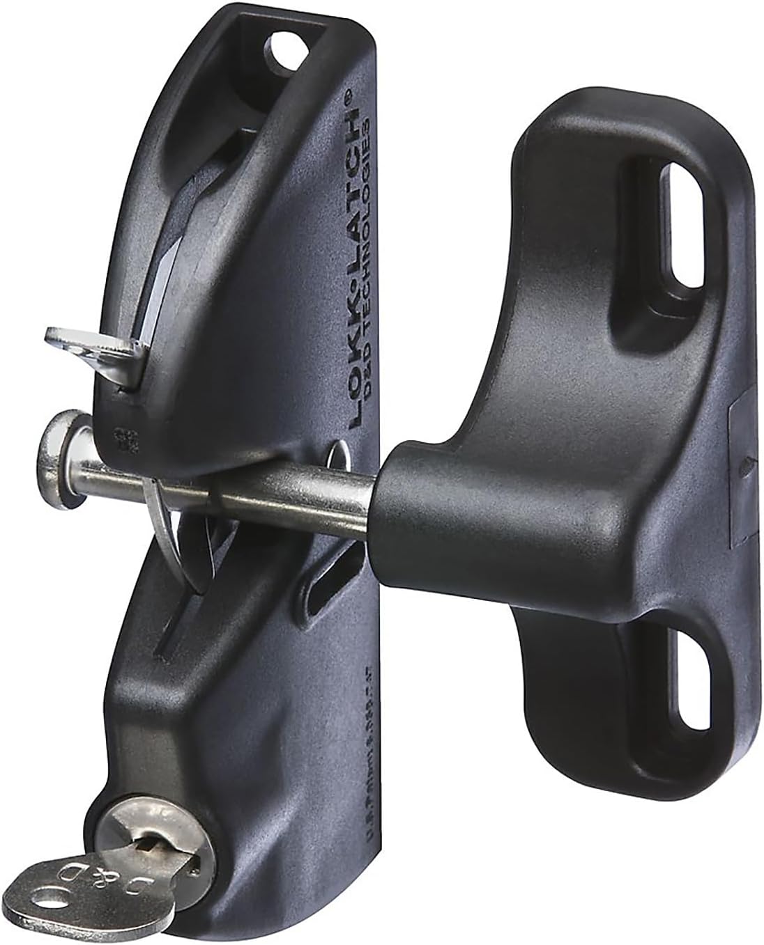National Hardware V6201 LTCH BLK N346-201 4-9/16″ LokkLatch Automatic Keyed Gate Lock Latch in Black National Hardware V6201 LTCH BLK N346-201 4-9/16″ LokkLatch Automatic Keyed Gate Lock Latch in Black