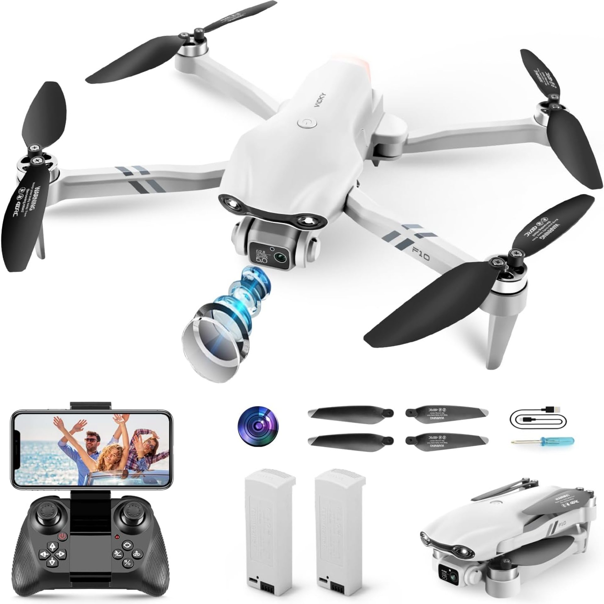 4DRC Drone with Camera 1080P HD Foldable Drone for Beginners and Kids, RC Quadcopter with Voice Gesture Control with Carrying Case, One Key Take Off/Land, Optical Flow Positioning, Waypoint Fly 4DRC Drone with Camera 1080P HD Foldable Drone for Beginners and Kids, RC Quadcopter with Voice Gesture Control with Carrying Case, One Key Take Off/Land, Optical Flow Positioning, Waypoint Fly