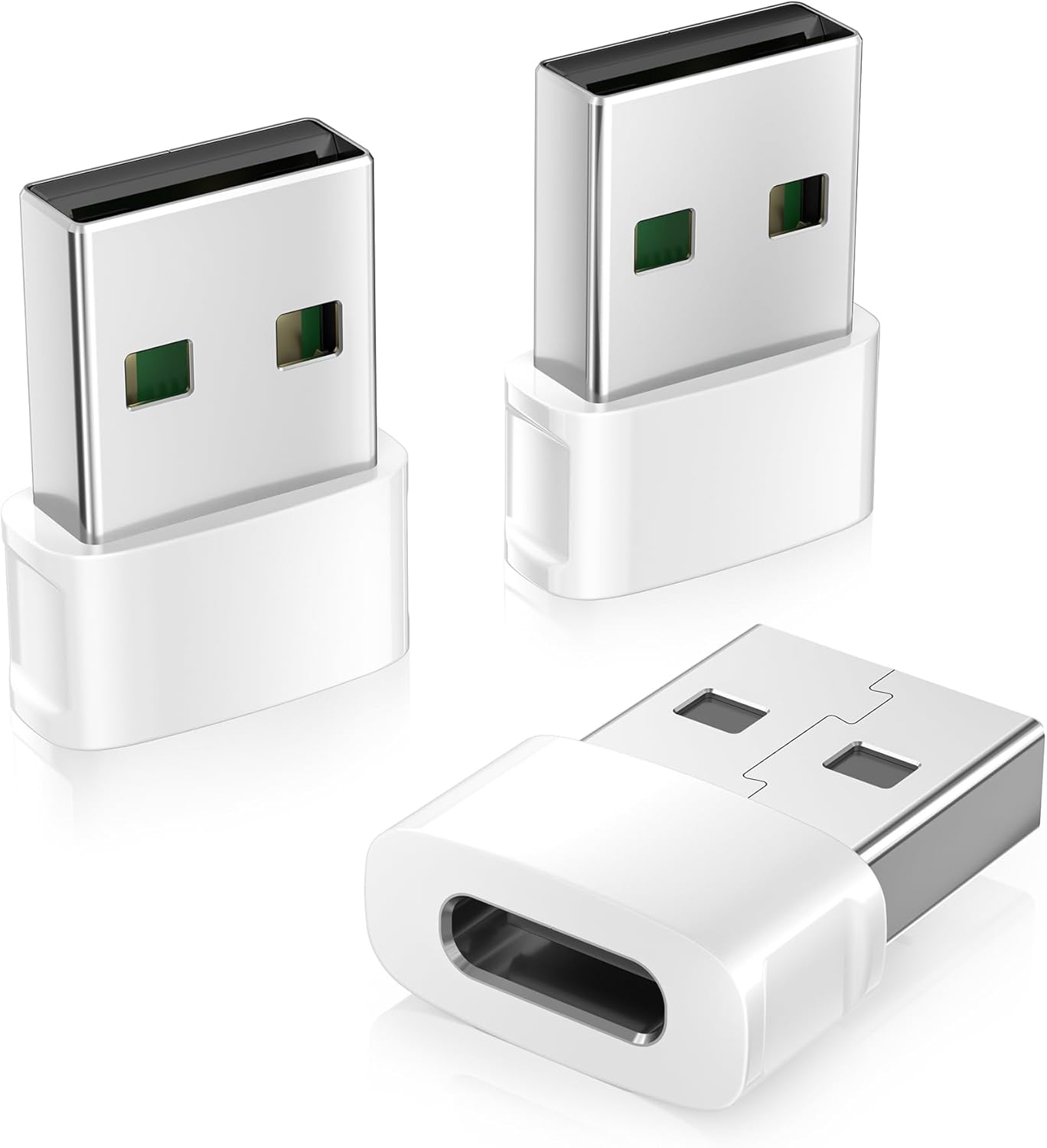 BASESAILOR USB to USB C Adapter 3Pack,iPhone 16 16e 15 Car Charger Plug,Type C Female to A Male Cable Block Converter for iPhone 14 13 Pro Max Plus,Airpod 4,iPad Mini 7,iWatch 10,Galaxy S25,Z Fold BASESAILOR USB to USB C Adapter 3Pack,iPhone 16 16e 15 Car Charger Plug,Type C Female to A Male Cable Block Converter for iPhone 14 13 Pro Max Plus,Airpod 4,iPad Mini 7,iWatch 10,Galaxy S25,Z Fold