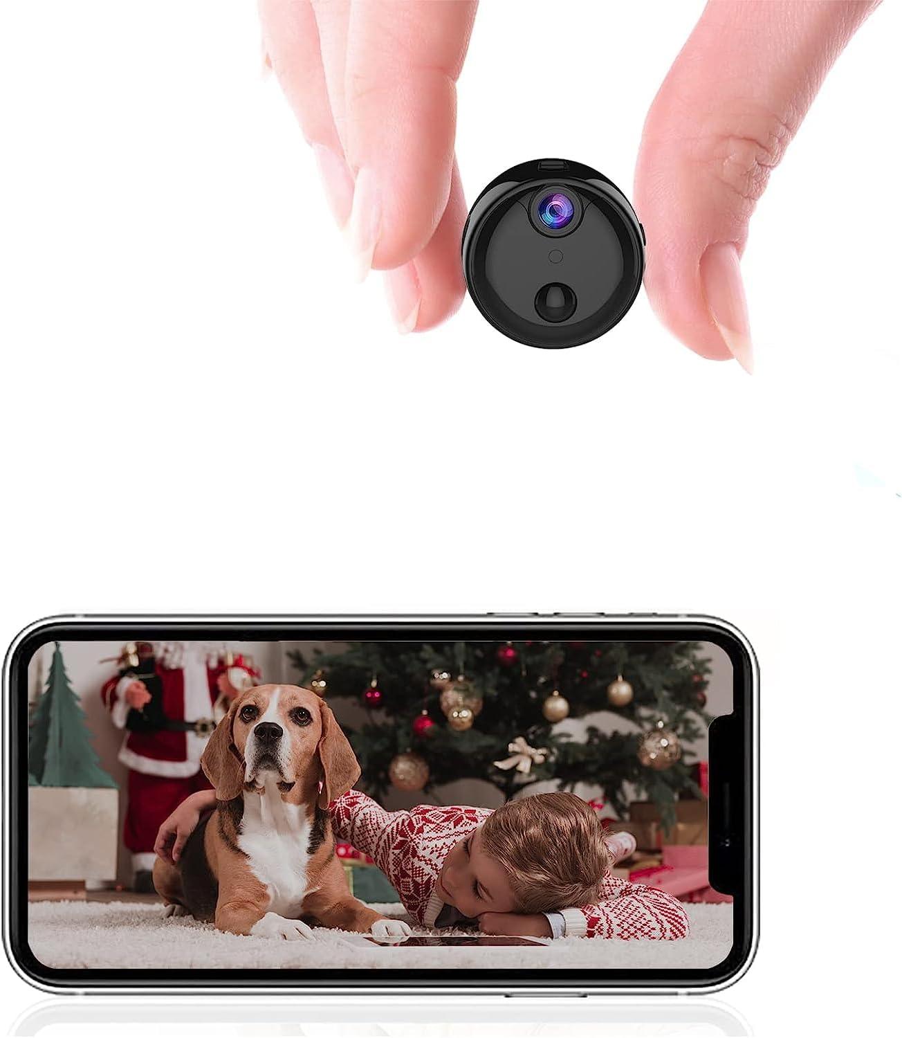 QZT Mini Spy Hidden Camera,4K WIFI Cameras with Audio and Video 160°Wide Motion Detection and Night Vision Take Pictures for Meeting Recording Audio and Video Surveillance Pet Cameras QZT Mini Spy Hidden Camera,4K WIFI Cameras with Audio and Video 160°Wide Motion Detection and Night Vision Take Pictures for Meeting Recording Audio and Video Surveillance Pet Cameras