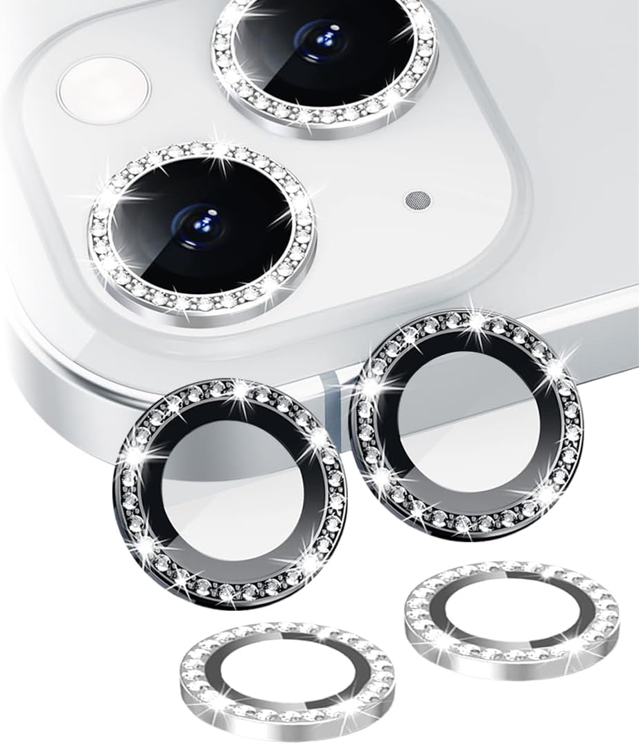 CULEO Mobile Phone Screen Protectors,4pcs Camera Film for iPhone 13/13 Mini Camera Lens Protector Bling, Anti-Scratch, Case Friendly, Does Not Affect Night Shots, HD Clear CULEO Mobile Phone Screen Protectors,4pcs Camera Film for iPhone 13/13 Mini Camera Lens Protector Bling, Anti-Scratch, Case Friendly, Does Not Affect Night Shots, HD Clear