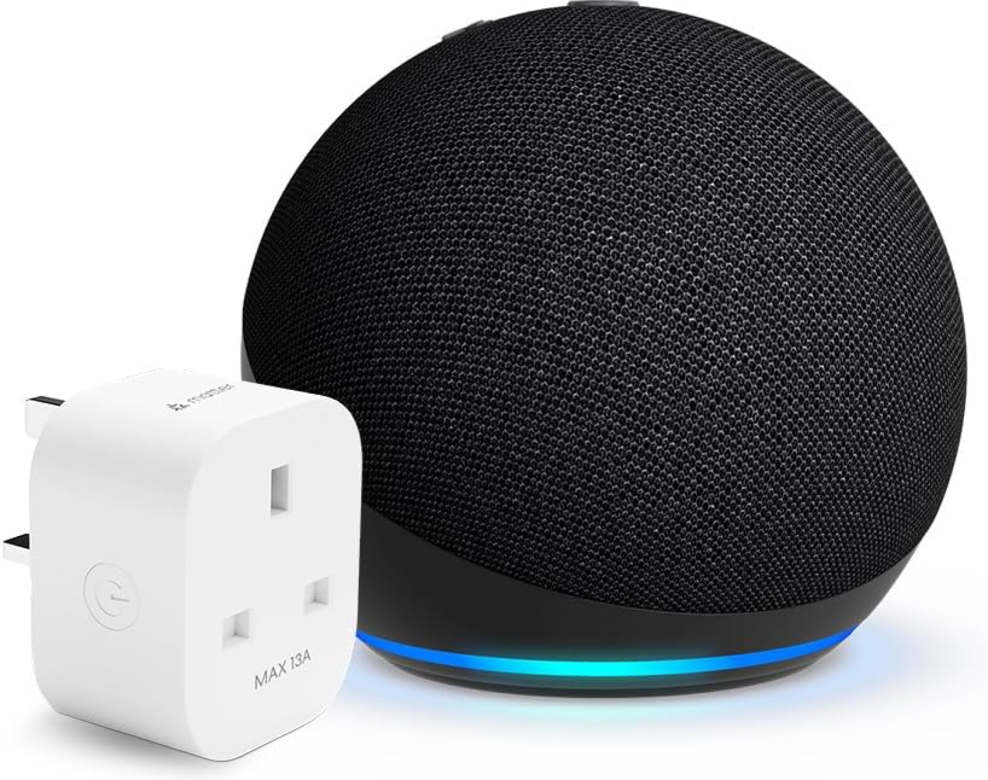 Echo Dot (5th generation, 2022 release) | Charcoal + Meross Matter Smart Plug, Works with Alexa – Smart Home Starter Kit Echo Dot (5th generation, 2022 release) | Charcoal + Meross Matter Smart Plug, Works with Alexa – Smart Home Starter Kit