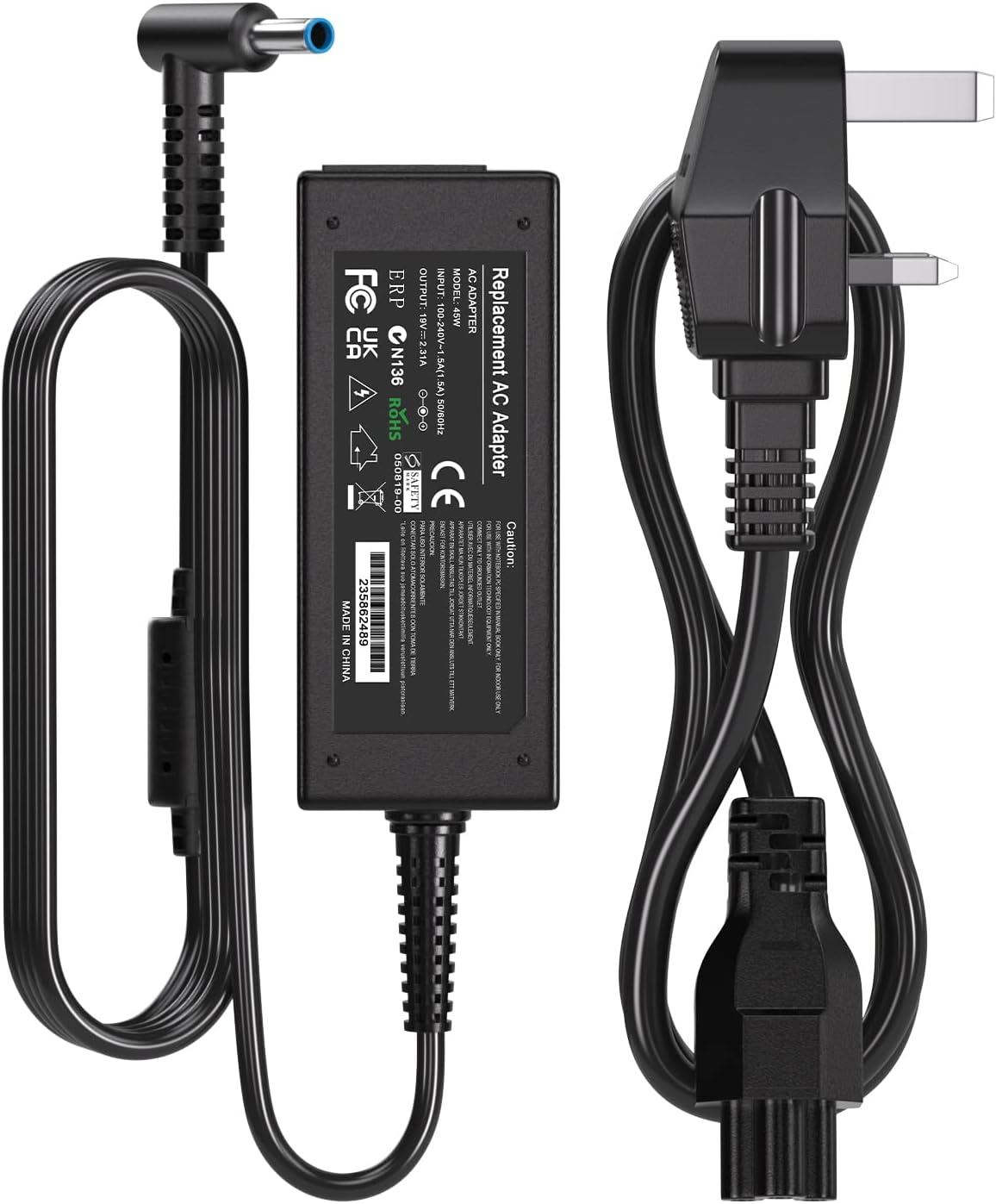 45W HP Laptop Charger for HP Laptop, 19.5V 2.31A Power Supply for HP Stream 11 13 14 HP Pavilion 11 13 HP Chromebook 11 14 HP Spectre x360 x2 11 13, HP ProBook 430 and More(4.5mm * 3mm) 45W HP Laptop Charger for HP Laptop, 19.5V 2.31A Power Supply for HP Stream 11 13 14 HP Pavilion 11 13 HP Chromebook 11 14 HP Spectre x360 x2 11 13, HP ProBook 430 and More(4.5mm * 3mm)