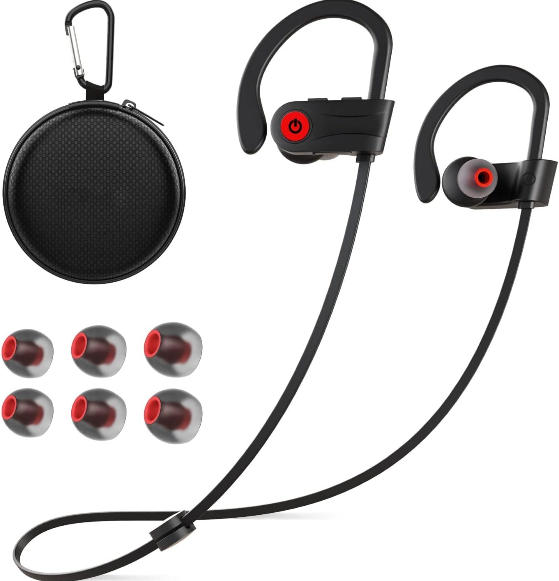 Otium Bluetooth Headphones, Wireless Headphones IPX7 Waterproof Earphones Sport Earbuds With Bluetooth 5.3 Chip 15 Hours Battery, Sound Isolation Mic Earbuds for Gym Running Outdoor Sports Workout Otium Bluetooth Headphones, Wireless Headphones IPX7 Waterproof Earphones Sport Earbuds With Bluetooth 5.3 Chip 15 Hours Battery, Sound Isolation Mic Earbuds for Gym Running Outdoor Sports Workout