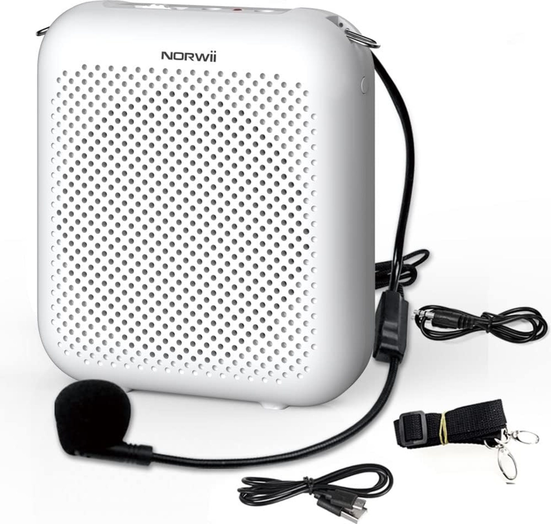 NORWII S358 10W Voice Amplifier Rechargeable 2000mAH, Portable Waistband and Wired Headset Microphone, Personal Microphone Amplifier for Teachers, Presentation, Training, Tour Guides ect NORWII S358 10W Voice Amplifier Rechargeable 2000mAH, Portable Waistband and Wired Headset Microphone, Personal Microphone Amplifier for Teachers, Presentation, Training, Tour Guides ect