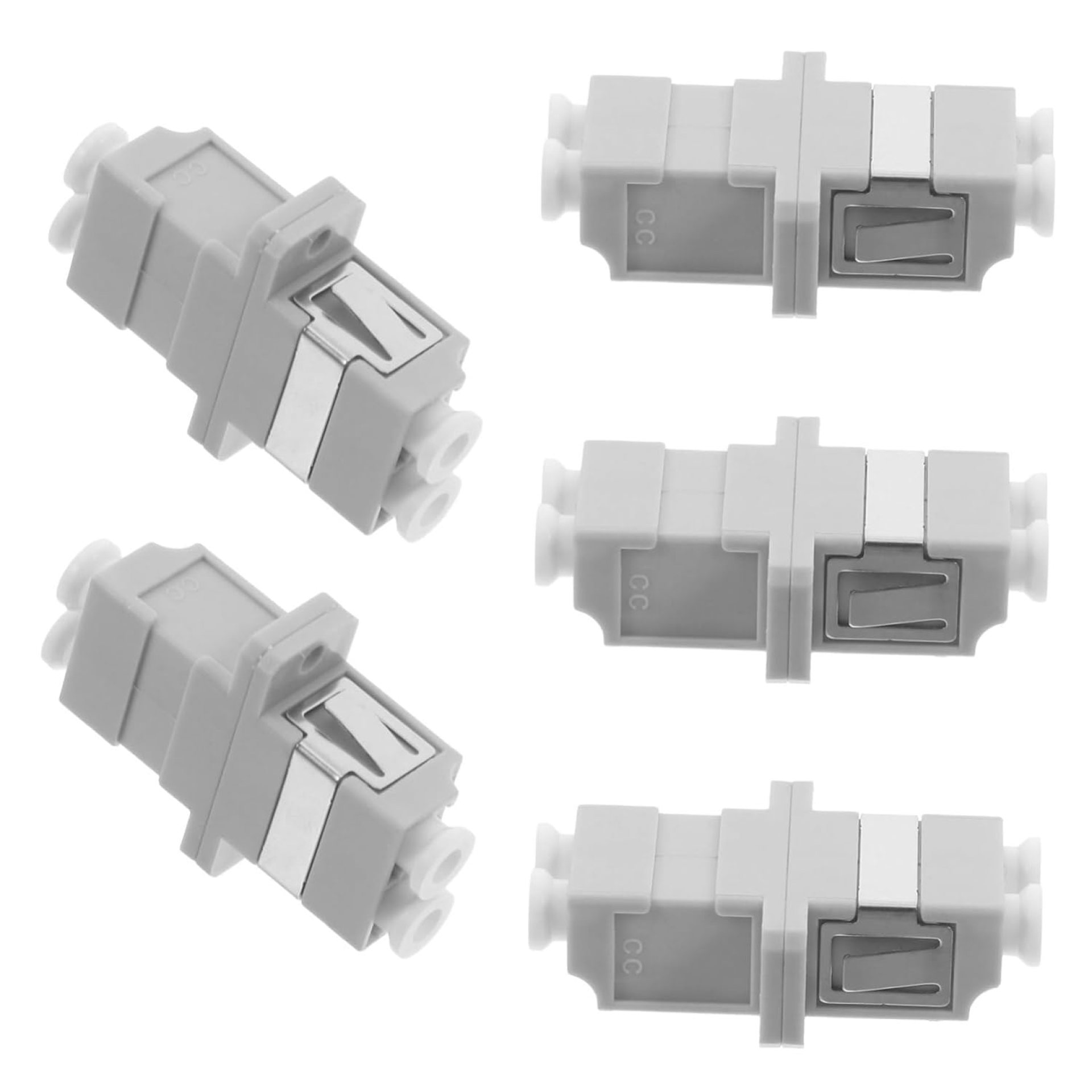 Amosfun 5pcs Fiber Adapter Connector Coupler for Networking Easy Installation Compatible with Fiber Connectors for Data Centers and Communication Equipment Amosfun 5pcs Fiber Adapter Connector Coupler for Networking Easy Installation Compatible with Fiber Connectors for Data Centers and Communication Equipment