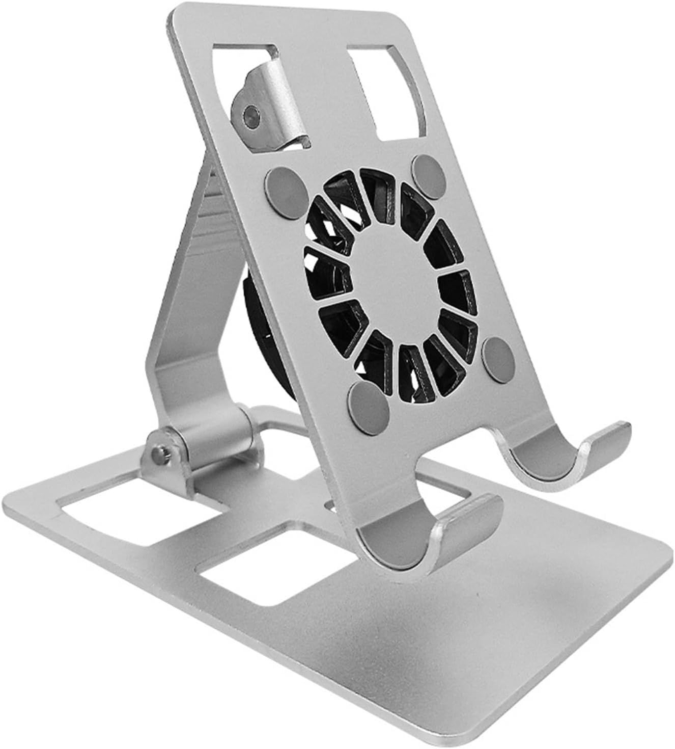 Pnuokn Phone Tablet Holder And Cooling Fan Quiet Cooling Pad Radiator With Foldable Stand Holder For Smartphones Pnuokn Phone Tablet Holder And Cooling Fan Quiet Cooling Pad Radiator With Foldable Stand Holder For Smartphones