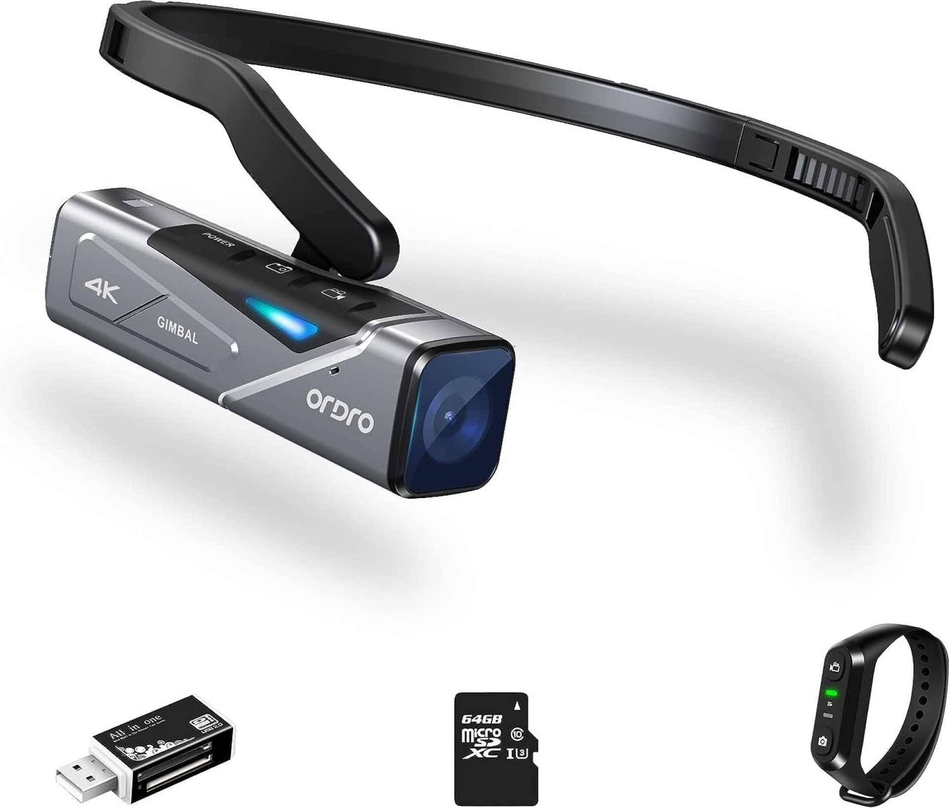 ORDRO 4K Camcorder EP7 4K 30fps UHD FPV Vlog Camera with Remote Control and 64GB MicroSD Card ORDRO 4K Camcorder EP7 4K 30fps UHD FPV Vlog Camera with Remote Control and 64GB MicroSD Card