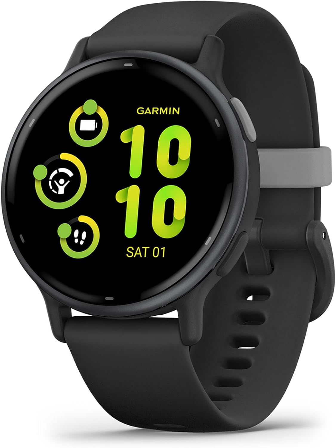 Garmin vívoactive 5 GPS 42mm Smartwatch, AMOLED Touchscreen, All-day Health Monitoring, Advanced Fitness Features, Personalised Sleep Coaching, Music, up to 11 days battery life, Black Garmin vívoactive 5 GPS 42mm Smartwatch, AMOLED Touchscreen, All-day Health Monitoring, Advanced Fitness Features, Personalised Sleep Coaching, Music, up to 11 days battery life, Black