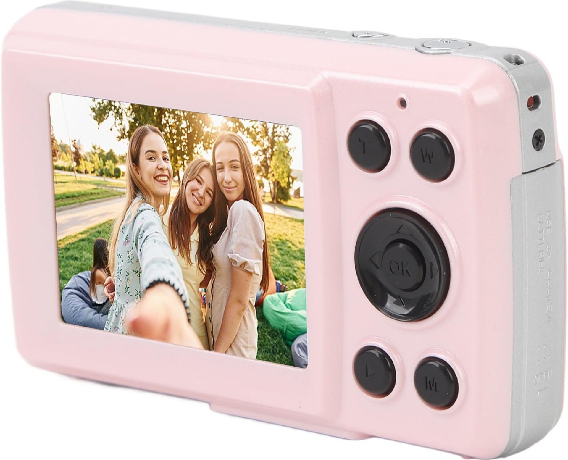 Digital Point and Shoot Camera with 16X Zoom Anti Shake, Compact Small Camera for Boys Girls Kids, Portable for Photography Video (Pink) Digital Point and Shoot Camera with 16X Zoom Anti Shake, Compact Small Camera for Boys Girls Kids, Portable for Photography Video (Pink)