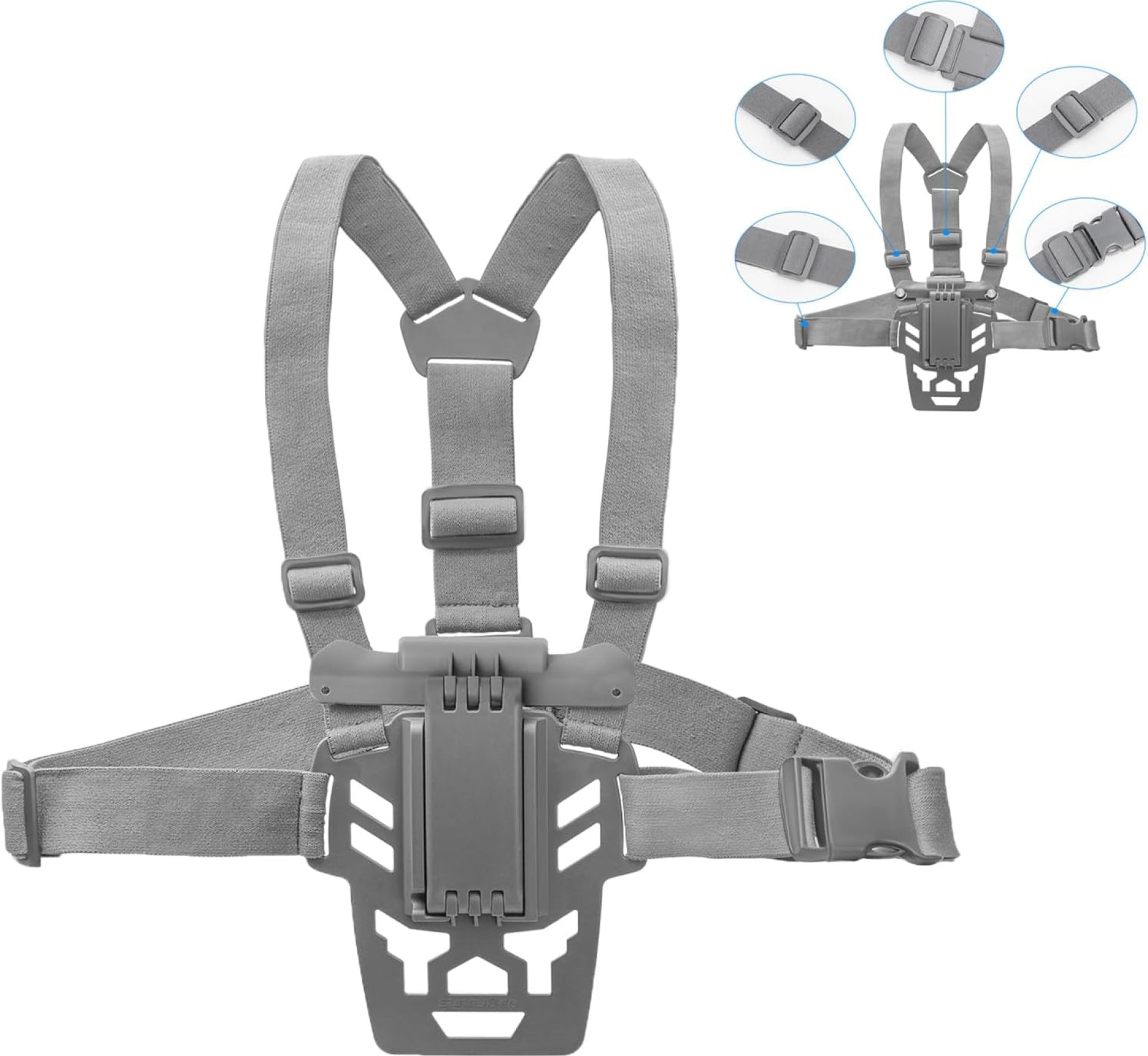 CERFFOOL Chest Mount for DJI RC 2/1 Strap and Waist Support Kit Remote Control Bracket for Drone Adjustable Belt Support Mount Drone Accessories CERFFOOL Chest Mount for DJI RC 2/1 Strap and Waist Support Kit Remote Control Bracket for Drone Adjustable Belt Support Mount Drone Accessories