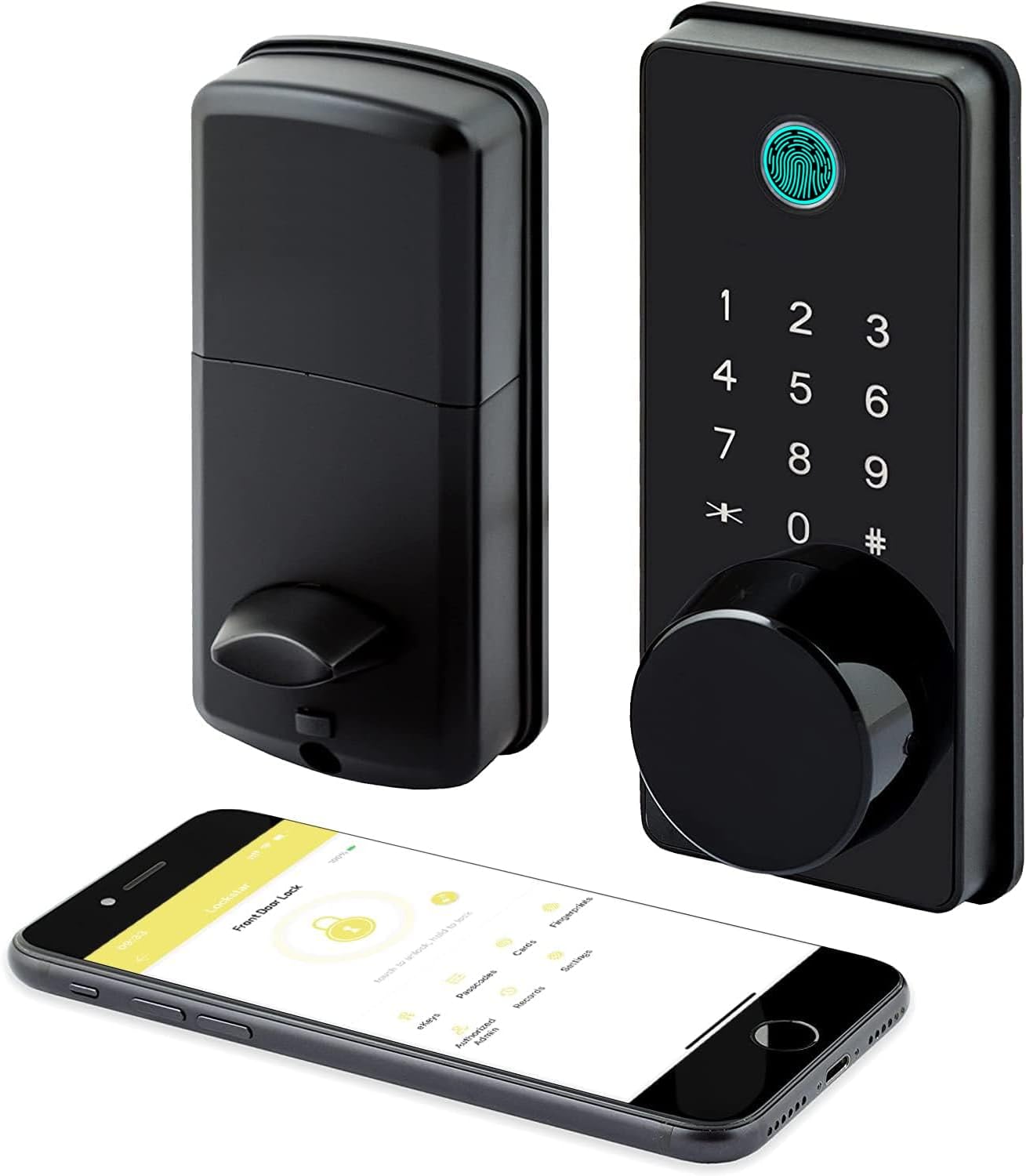 LOCKSTAR® Smart Door Lock • Keyless Deadbolt • Multiple Entry Methods – APP • Fingerprint Touch ID • Keypad Code • FOB • Traditional Key • Smart Home Devices • LOCKSTAR® Smart Door Lock • Keyless Deadbolt • Multiple Entry Methods – APP • Fingerprint Touch ID • Keypad Code • FOB • Traditional Key • Smart Home Devices •