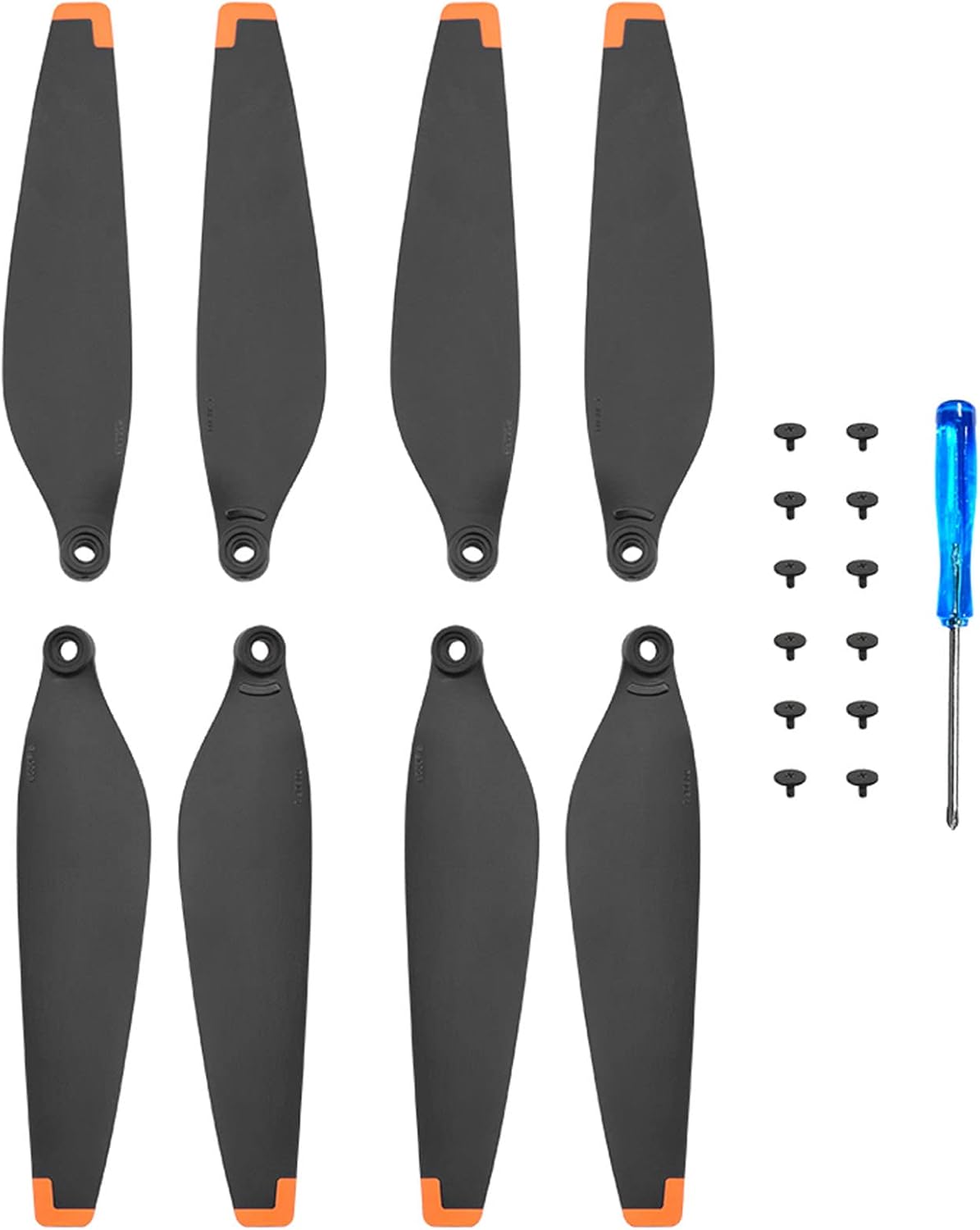Ainiv 8pcs Propellers for DJI Mini 3 Pro, Replaceable Propellers for Drones, Low Noise Wing Blade Propeller Blade with Screwdriver and 12 Screws, Drone Accessories for DJI Mini 3 Pro (Black Orange) Ainiv 8pcs Propellers for DJI Mini 3 Pro, Replaceable Propellers for Drones, Low Noise Wing Blade Propeller Blade with Screwdriver and 12 Screws, Drone Accessories for DJI Mini 3 Pro (Black Orange)