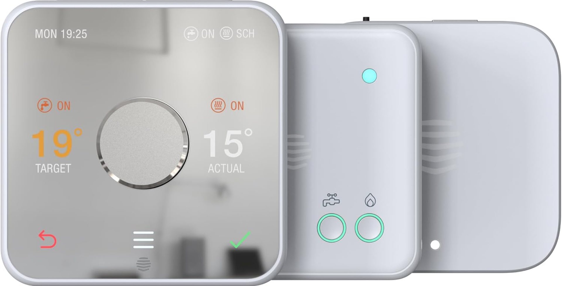 New Hive Thermostat for Heating and Hot Water Control (Conventional boilers) Nano 3, White New Hive Thermostat for Heating and Hot Water Control (Conventional boilers) Nano 3, White