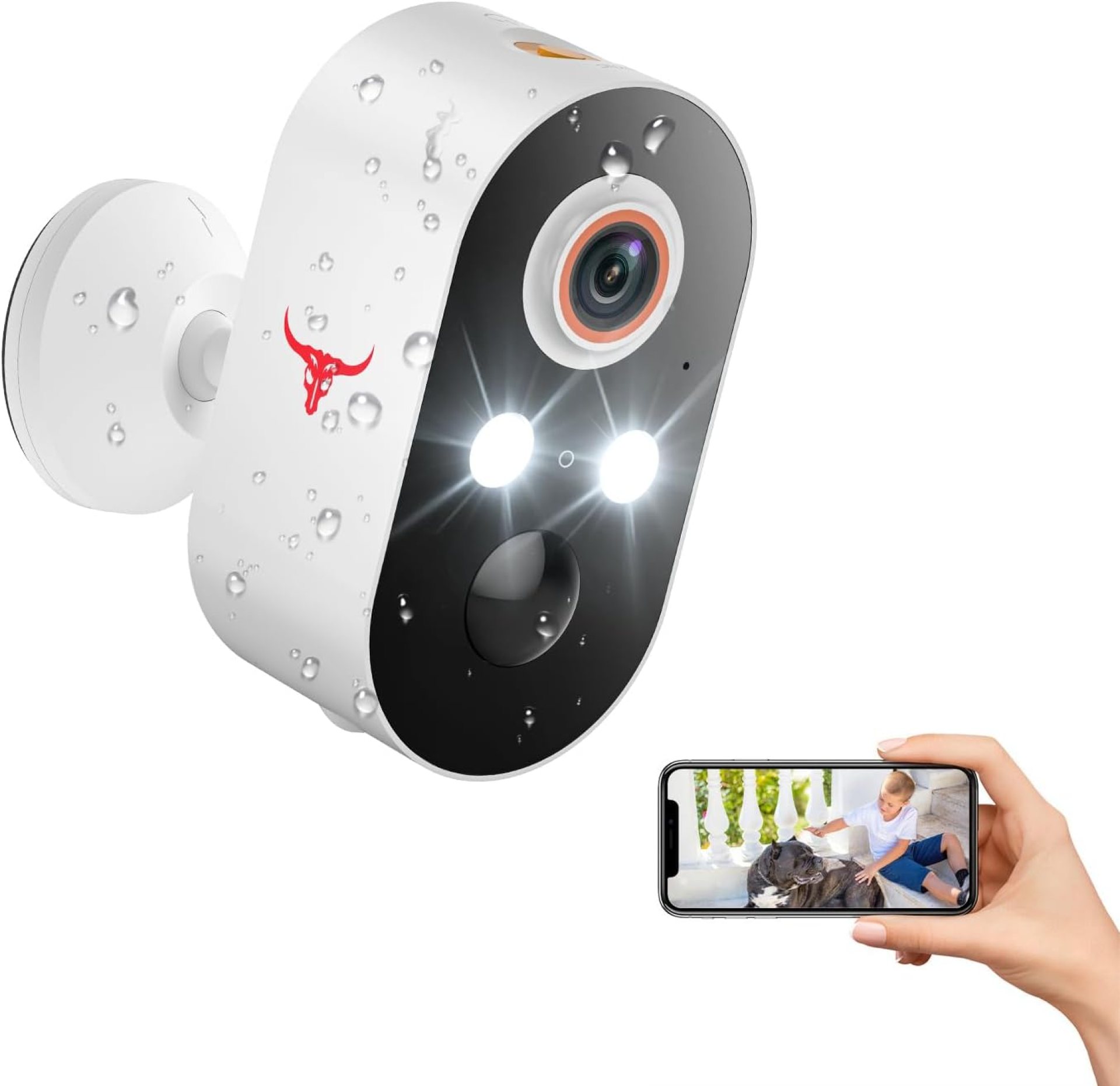 SJCODE Security Camera with Human Detection, Cloud Storage, 2.4GHz WiFi, Colour Night Vision, 1080p Video, Two-way Audio SJCODE Security Camera with Human Detection, Cloud Storage, 2.4GHz WiFi, Colour Night Vision, 1080p Video, Two-way Audio