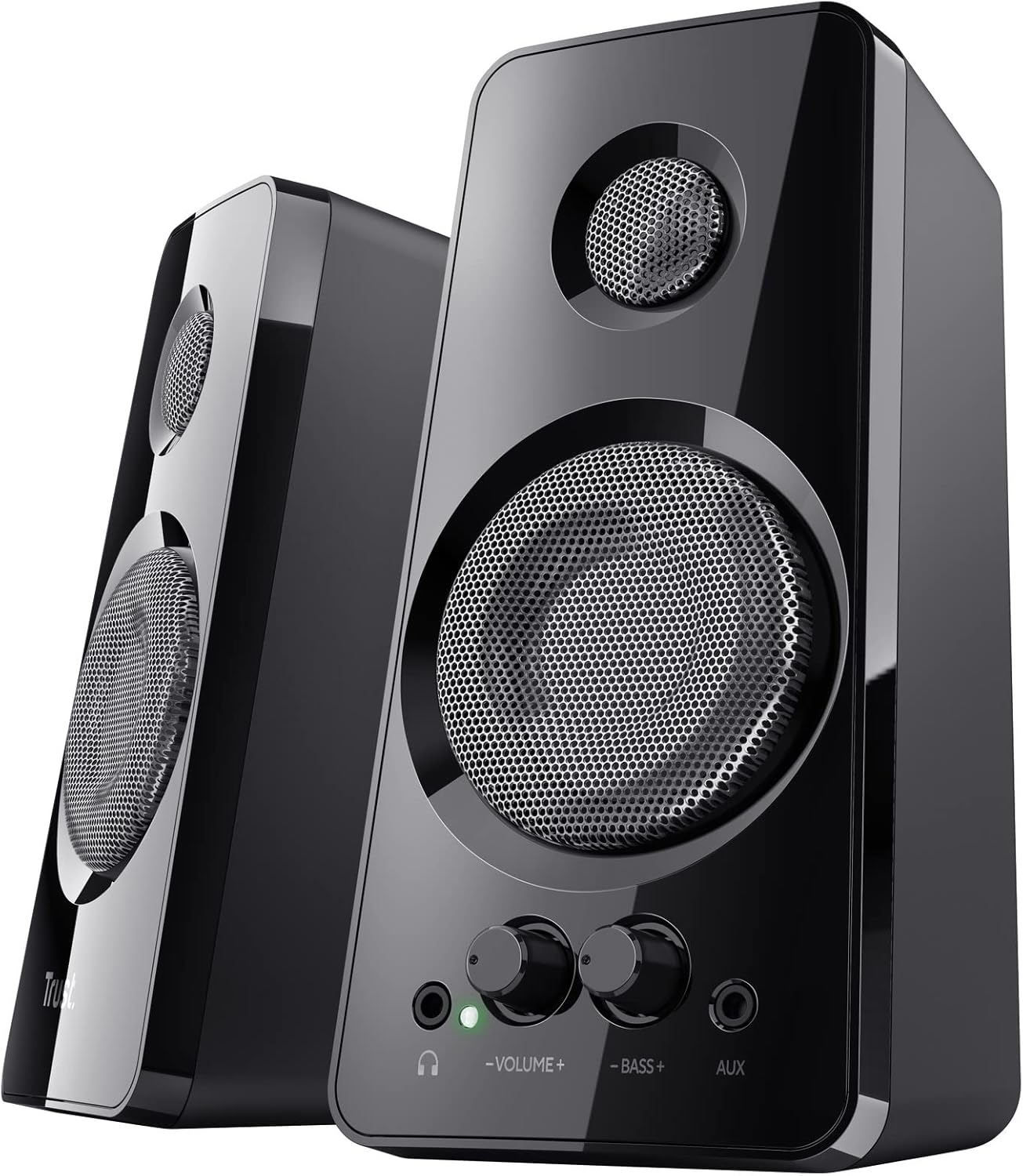 Trust Tytan 2.0 PC Speaker Set, USB Powered Sound System, Plug and Play Speakers, Bass Control, 36 W Peak Power, Wired Speakers for PC, Computer, Laptop, Tablet, Mac, Phone, Smartphone, TV – Black Trust Tytan 2.0 PC Speaker Set, USB Powered Sound System, Plug and Play Speakers, Bass Control, 36 W Peak Power, Wired Speakers for PC, Computer, Laptop, Tablet, Mac, Phone, Smartphone, TV – Black