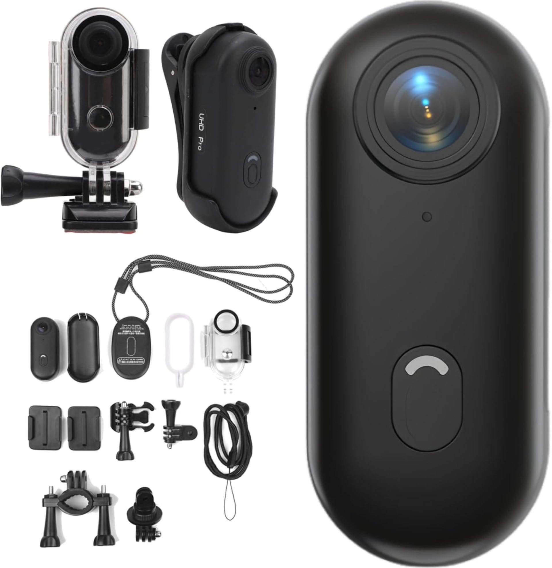 Bewinner New 4K 8MP WiFi Pet Collar Camera Pro Kit | Wearable Wireless Action Camera | 120° Wide Angle Helmet Camera with Underwater Case for Outdoor Sports (Black) Bewinner New 4K 8MP WiFi Pet Collar Camera Pro Kit | Wearable Wireless Action Camera | 120° Wide Angle Helmet Camera with Underwater Case for Outdoor Sports (Black)