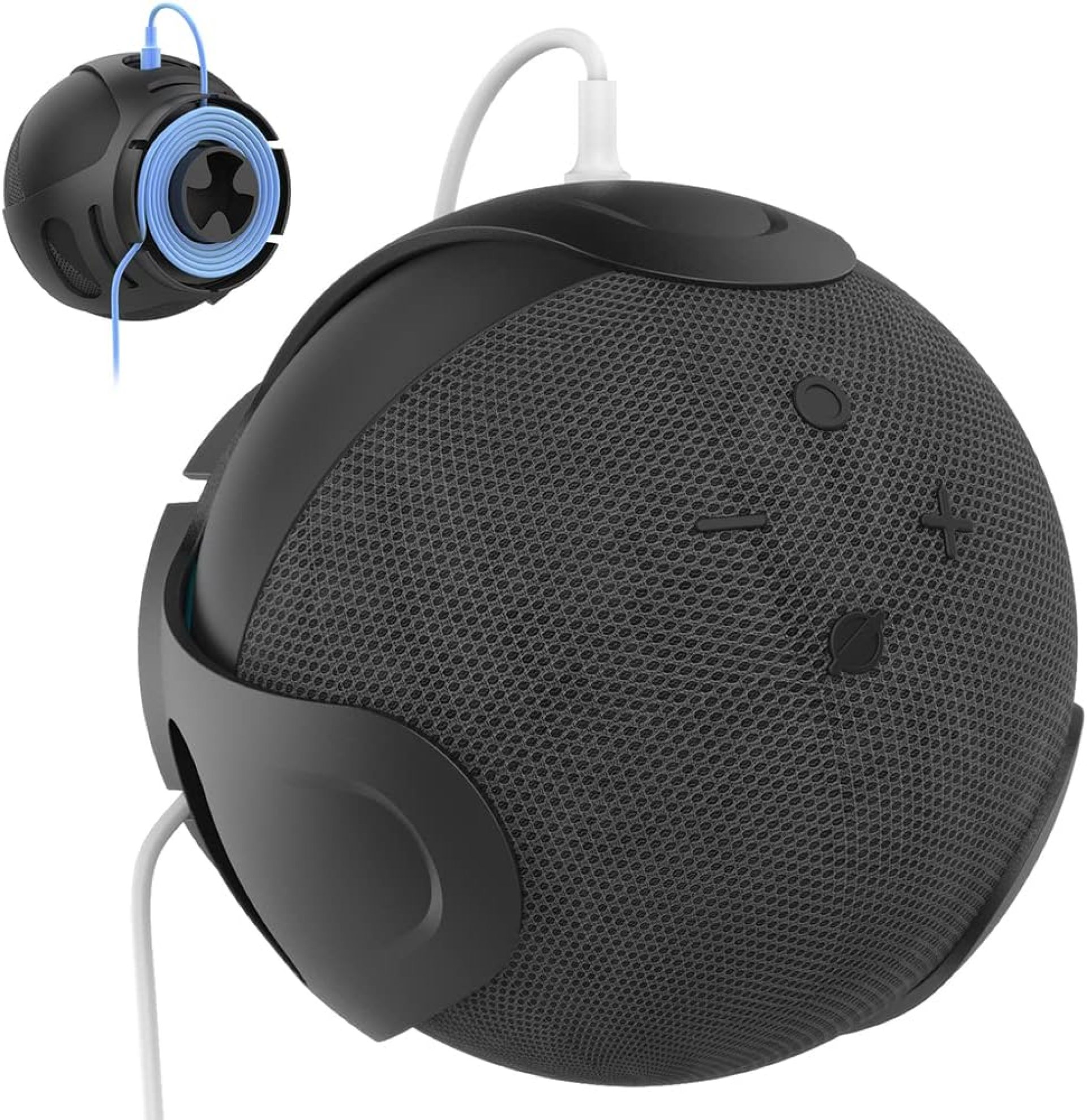 Fiorky Smart Home Wall Mount Holder Stand Hanger, Plastic Speaker Holder Space Saving Speaker Stand Rack for Bathroom Kitchen Bedroom Speaker Rack for Amzon Echo Dot Gen 4 Fiorky Smart Home Wall Mount Holder Stand Hanger, Plastic Speaker Holder Space Saving Speaker Stand Rack for Bathroom Kitchen Bedroom Speaker Rack for Amzon Echo Dot Gen 4