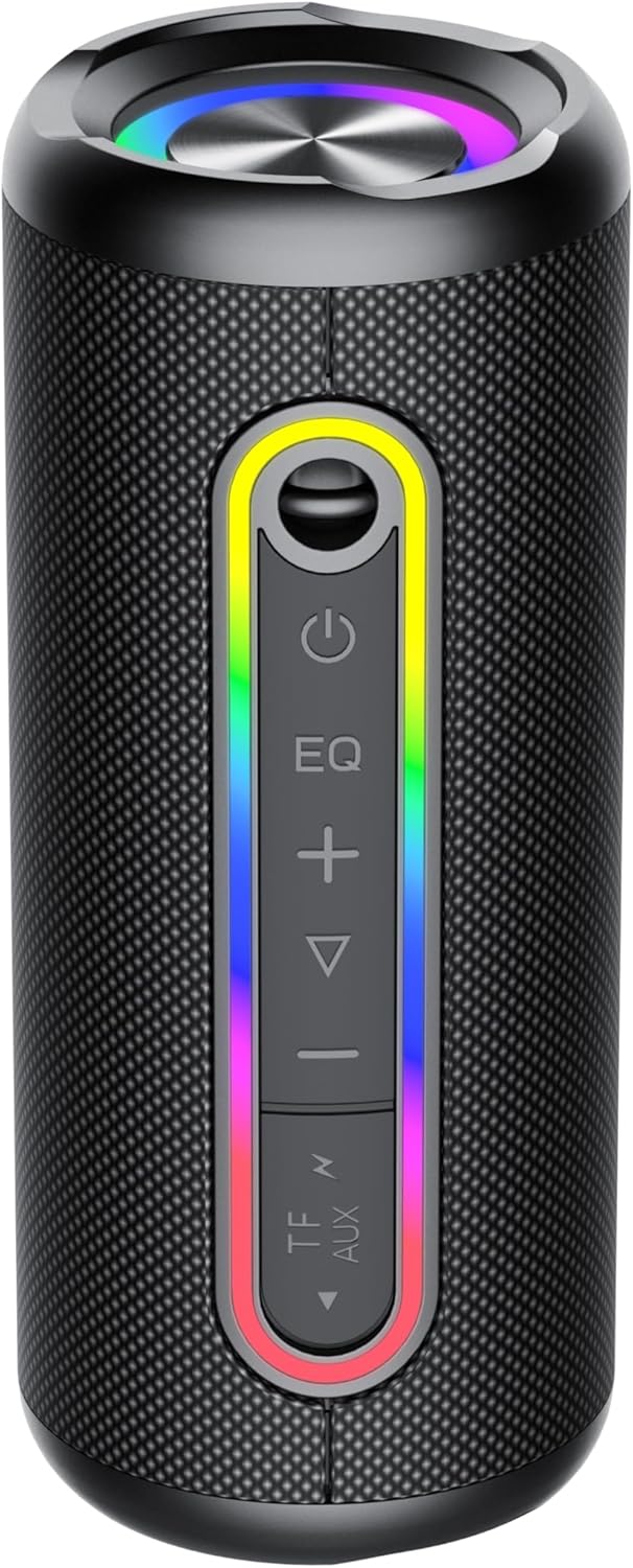 taopodo Portable Bluetooth Speaker, IPX7 Waterproof, 30W Power, 30Hrs Playtime, Colorful Flashing Lights, TWS Wireless Pairing, For Outdoor/Party/Beach/Travel/Gifts taopodo Portable Bluetooth Speaker, IPX7 Waterproof, 30W Power, 30Hrs Playtime, Colorful Flashing Lights, TWS Wireless Pairing, For Outdoor/Party/Beach/Travel/Gifts