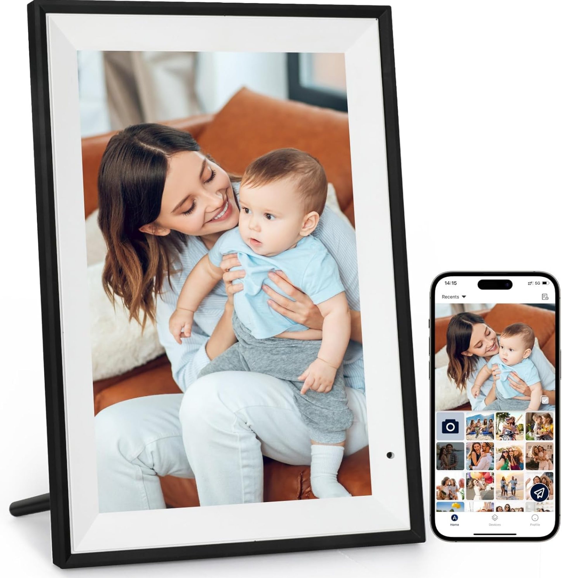 AEEZO Digital Picture Frame WLAN, 10.1 Inches Digital Photo Frame Built in 32GB Memory,1280 x 800 IPS Touchscreen Electronic Photo Frame,Automatic Rotation, Easy Setup and Share Photos or Videos AEEZO Digital Picture Frame WLAN, 10.1 Inches Digital Photo Frame Built in 32GB Memory,1280 x 800 IPS Touchscreen Electronic Photo Frame,Automatic Rotation, Easy Setup and Share Photos or Videos