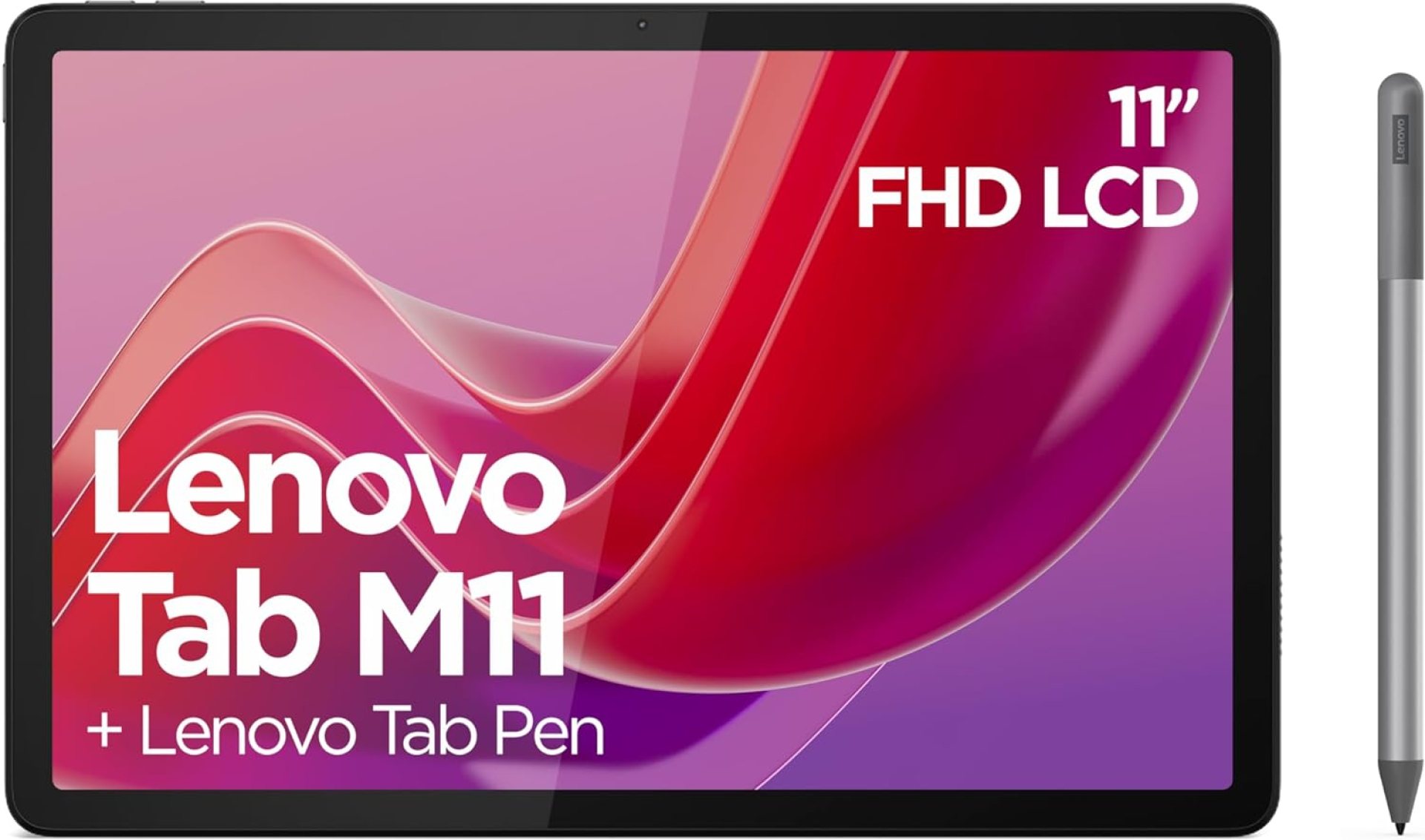Lenovo Tab M11 Android Tablet | 11 Inch Full HD 1200p | 128 GB | Lenovo Tab Pen | WiFi | 4 GB RAM | Luna Grey | Designed for Portable Entertainment Lenovo Tab M11 Android Tablet | 11 Inch Full HD 1200p | 128 GB | Lenovo Tab Pen | WiFi | 4 GB RAM | Luna Grey | Designed for Portable Entertainment