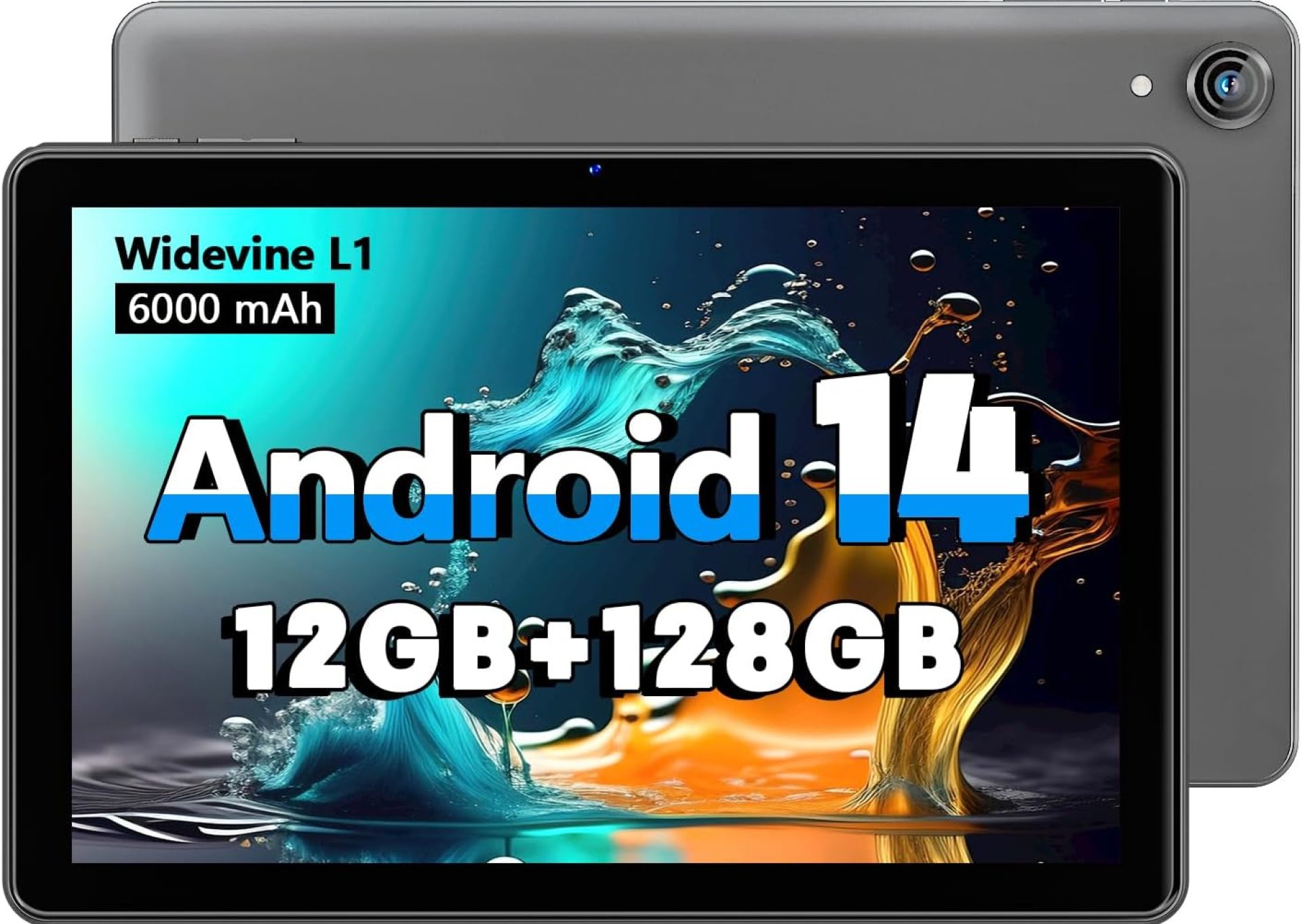 2024 Tablet 10 Inch Android 14 Tablets, 12GB RAM+128GB ROM(Expand to 1TB), Octa Core 1280 * 800 IPS HD Display Android Tablet, Unisoc A523 CPU, 5G/2.4G WiFi, Dual 5MP+8MP Camera(Gray) 2024 Tablet 10 Inch Android 14 Tablets, 12GB RAM+128GB ROM(Expand to 1TB), Octa Core 1280 * 800 IPS HD Display Android Tablet, Unisoc A523 CPU, 5G/2.4G WiFi, Dual 5MP+8MP Camera(Gray)