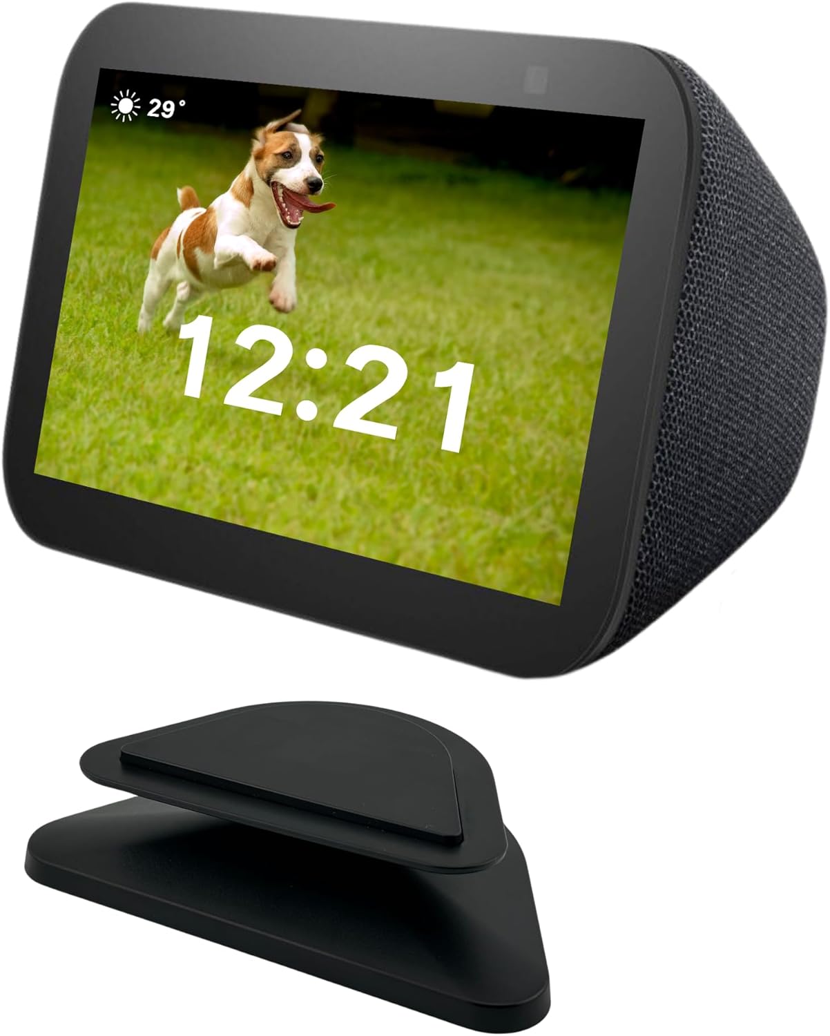 Sintron Adjustable Magnetic Stand Mount for Echo Show 5 (3rd Gen) & iPhone Models, Smart Display Stand Holder for Show 5 3rd Gen with 360 Degree Rotation, Swivel Tilt Function, Anti-Slip Base (Black) Sintron Adjustable Magnetic Stand Mount for Echo Show 5 (3rd Gen) & iPhone Models, Smart Display Stand Holder for Show 5 3rd Gen with 360 Degree Rotation, Swivel Tilt Function, Anti-Slip Base (Black)