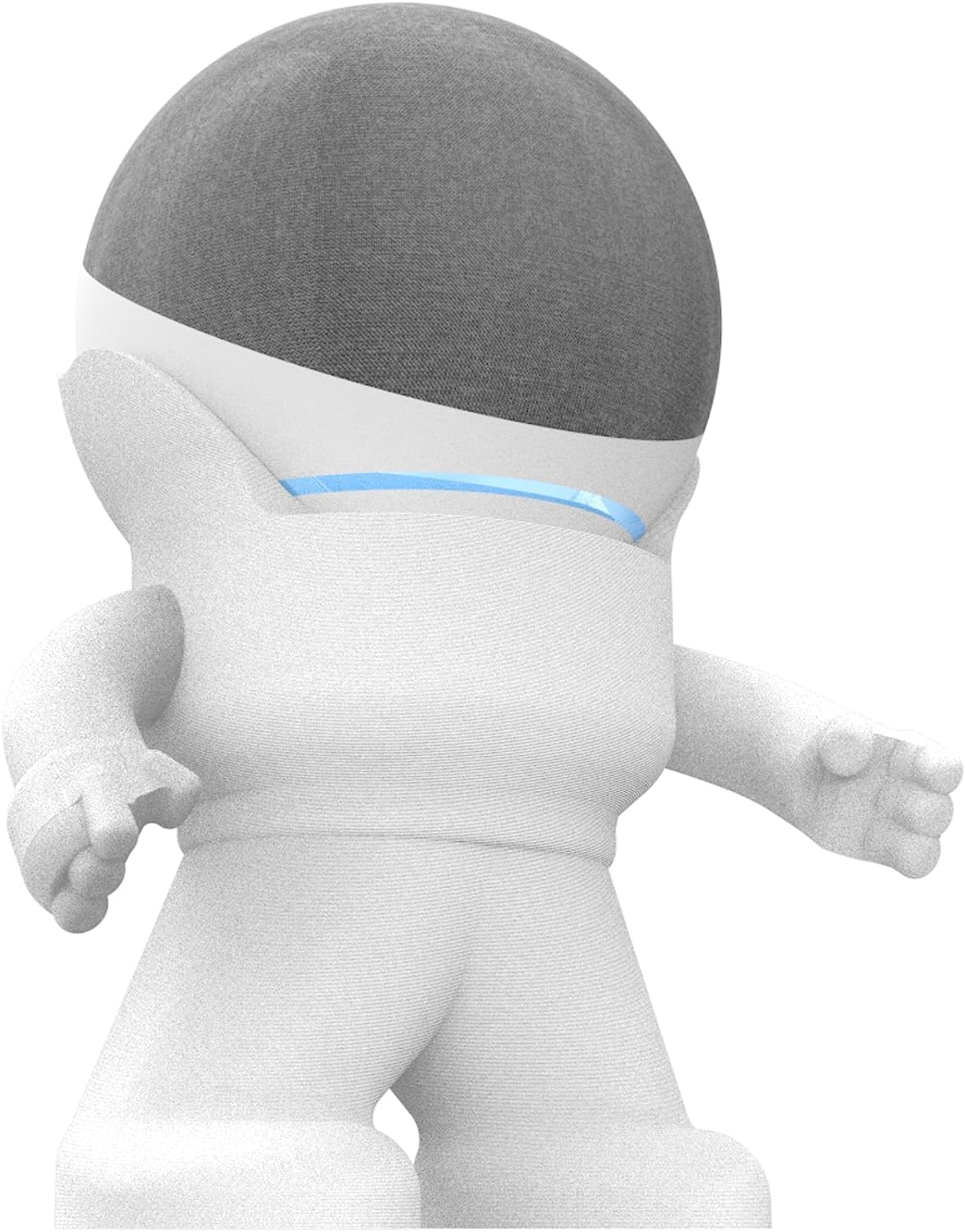 Splin Table Stand Holder Compatible with Amazon Alexa Smart Speaker Echo Dot (4th and 5th gen.) and Apple HomePod Mini, Mr. Bill (White) Splin Table Stand Holder Compatible with Amazon Alexa Smart Speaker Echo Dot (4th and 5th gen.) and Apple HomePod Mini, Mr. Bill (White)