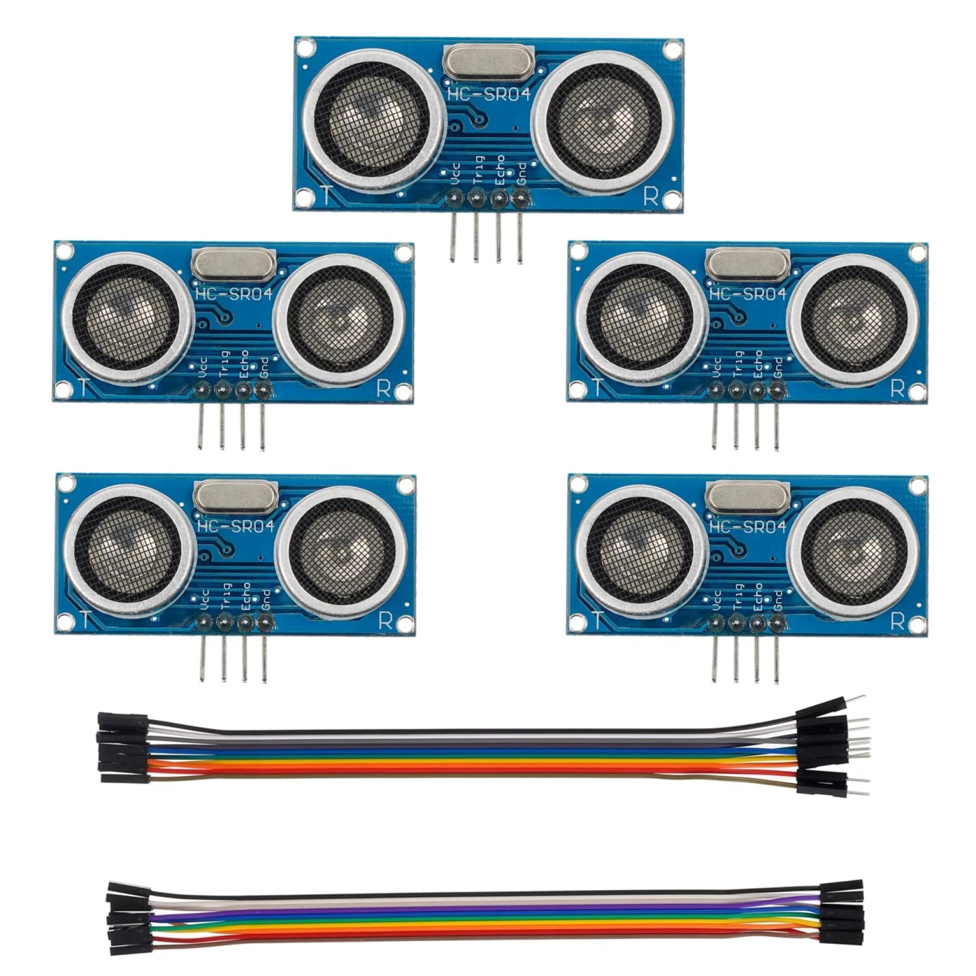 EPLZON HC-SR04 Ultrasonic Module Distance Sensor fit for Arduino Robot XBee ZigBee (Pack of 5 pcs) EPLZON HC-SR04 Ultrasonic Module Distance Sensor fit for Arduino Robot XBee ZigBee (Pack of 5 pcs)